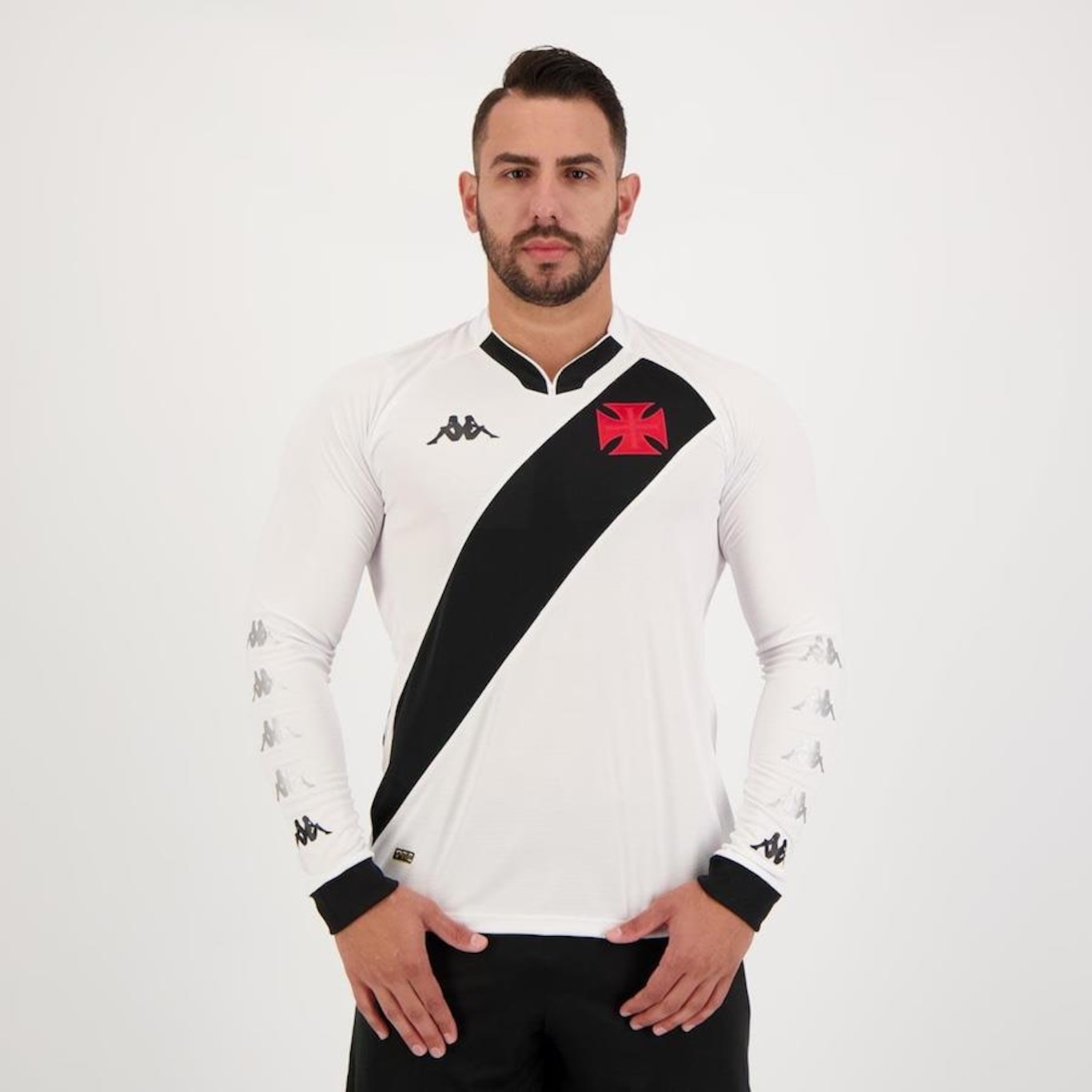 Camisa Manga Longa Vasco Ii 2022 10 Payet Kappa - Masculina - Foto 2