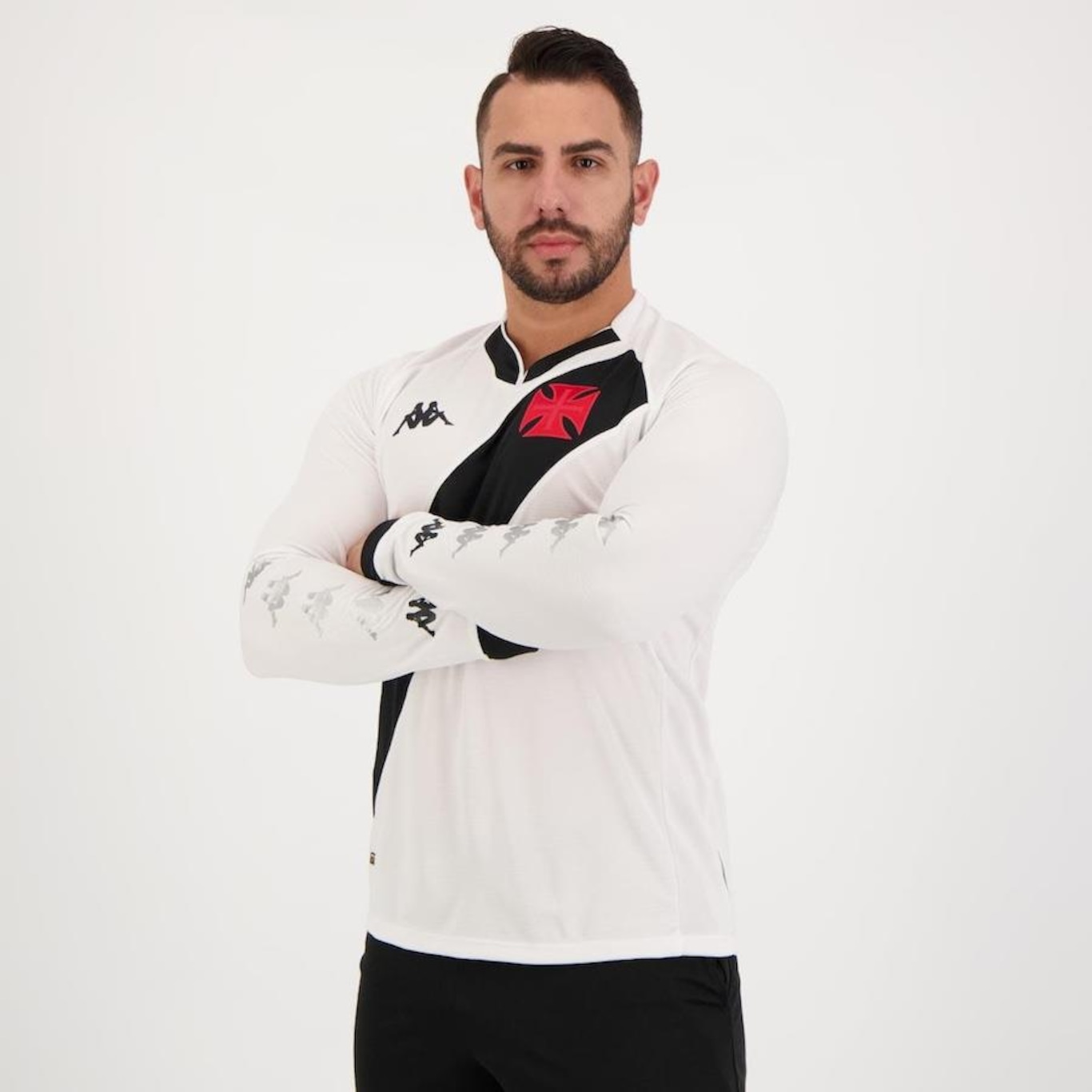 Camisa Manga Longa Vasco Ii 2022 10 Payet Kappa - Masculina - Foto 5