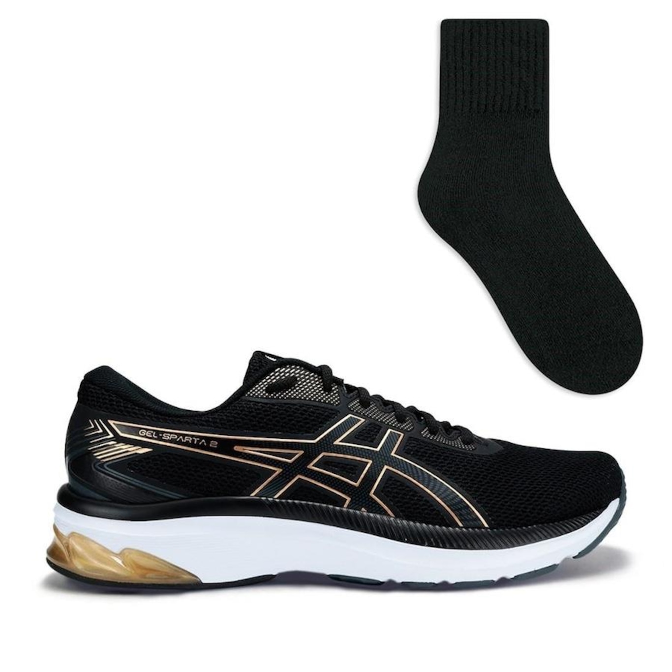 Tênis Asics Gel-Sparta 2 + Par de Meias Color Sports - Masculino - Foto 1