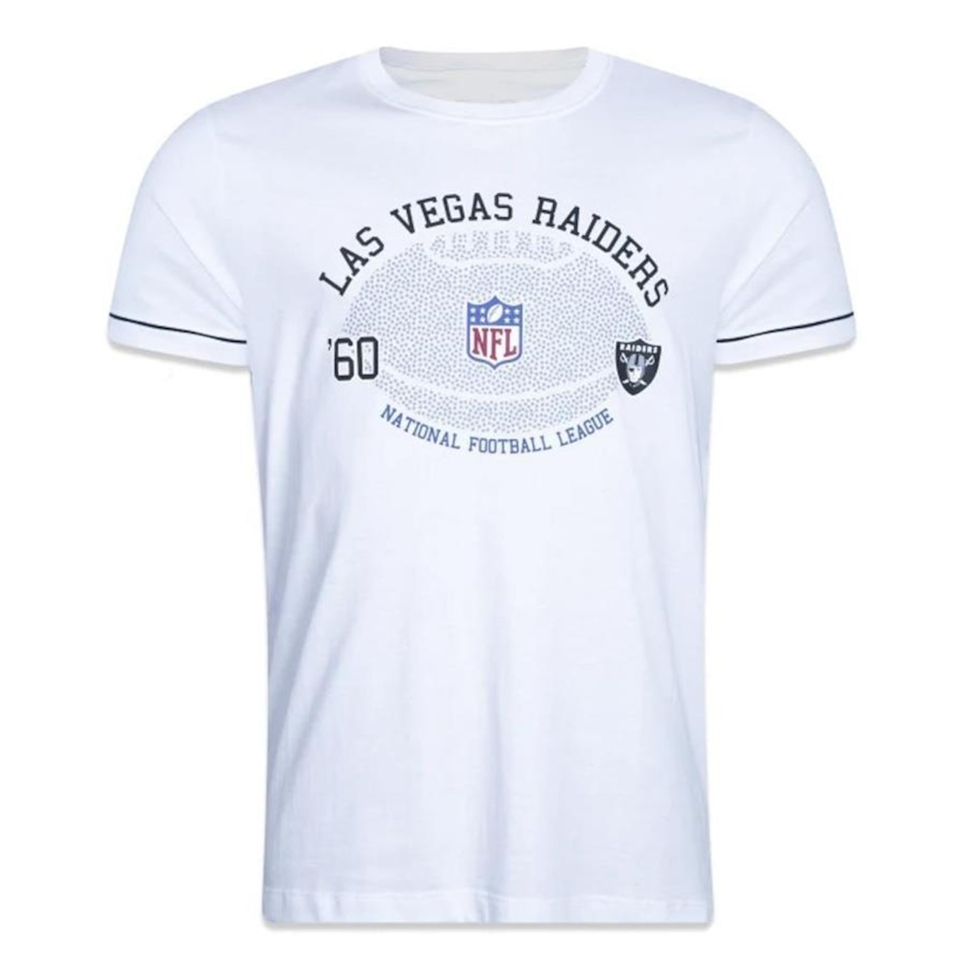 Camiseta New Era Slim Las Vegas Raiders Core - Masculina - Foto 1