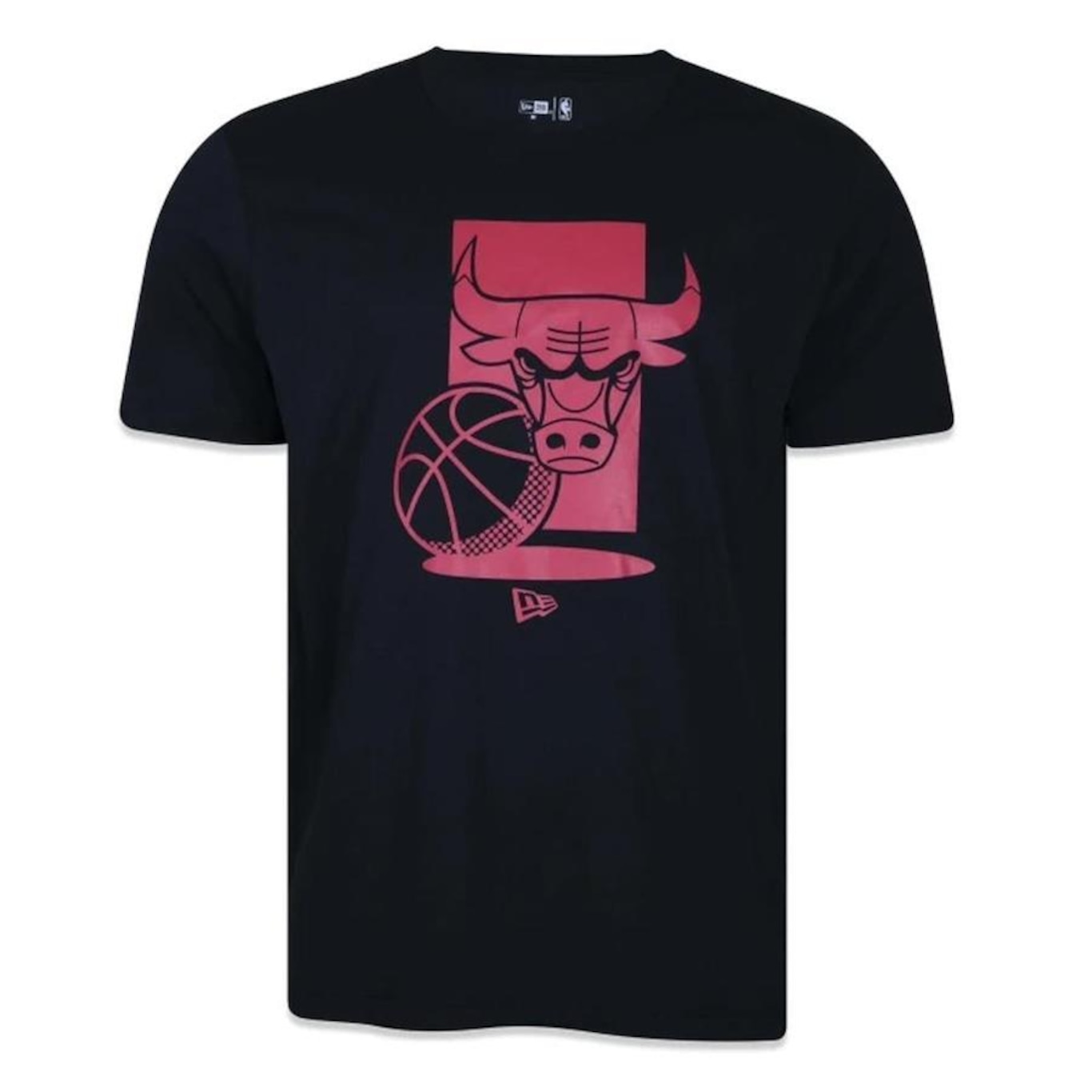 Camiseta New Era Chicago Bulls Core Silkada - Masculina - Foto 1