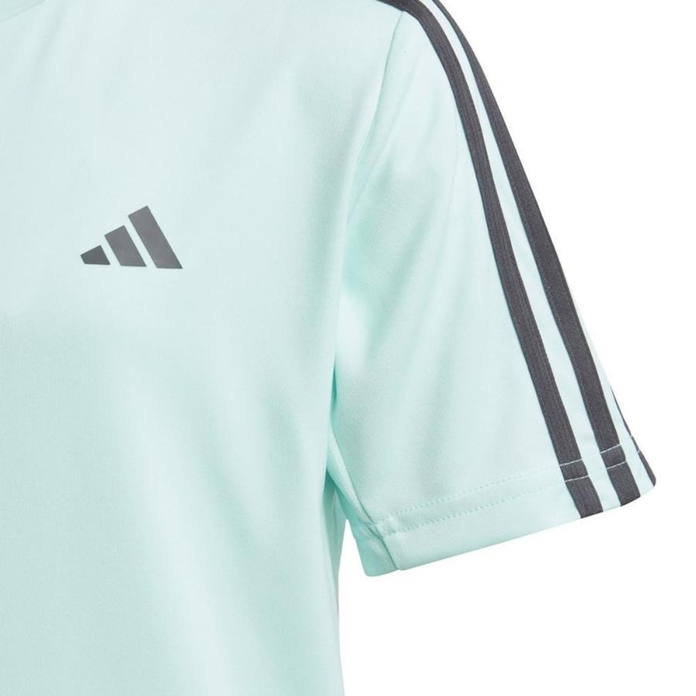 Camiseta adidas Essentials 3-Stripes - Infantil - Foto 3