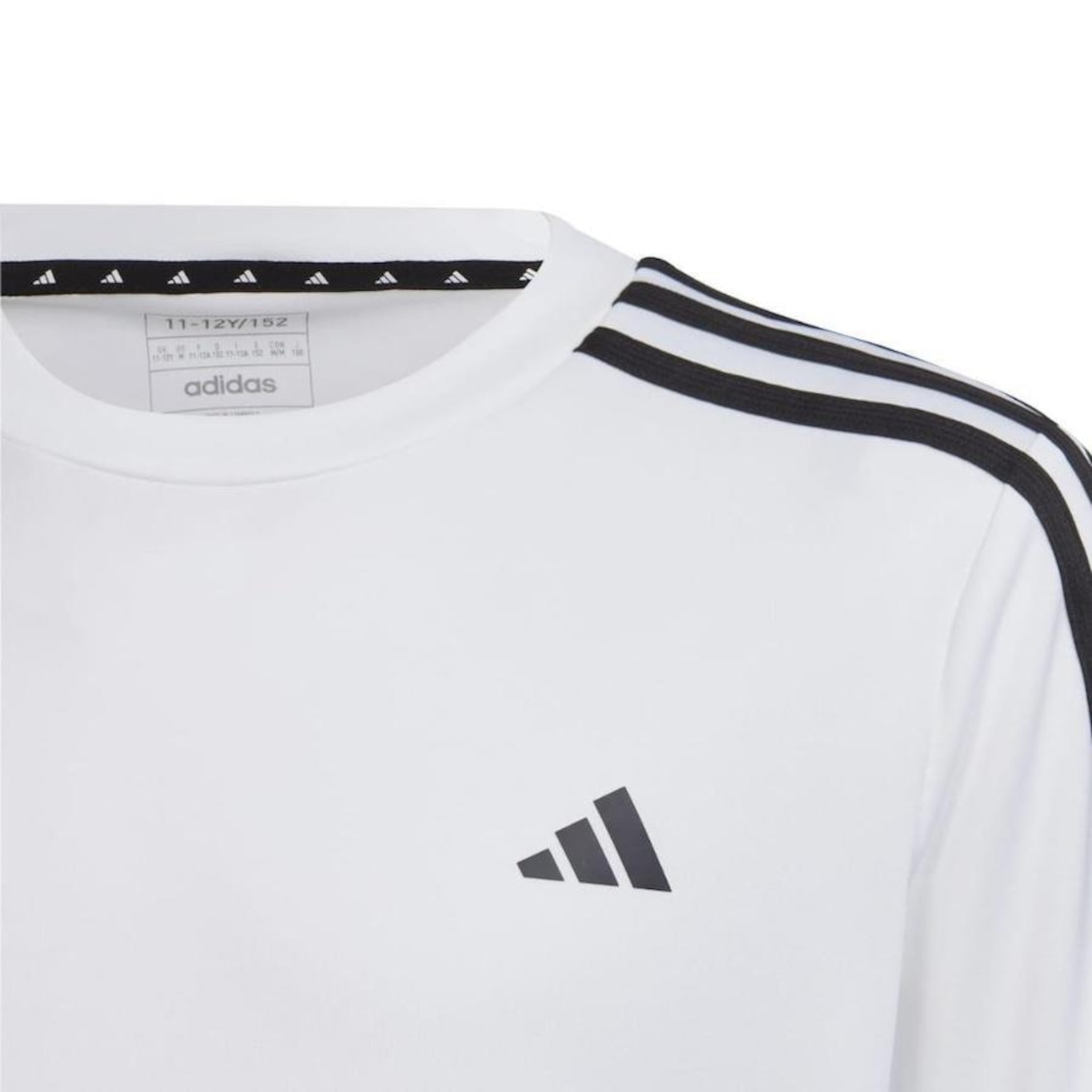 Camiseta adidas Essentials 3-Stripes - Infantil - Foto 3