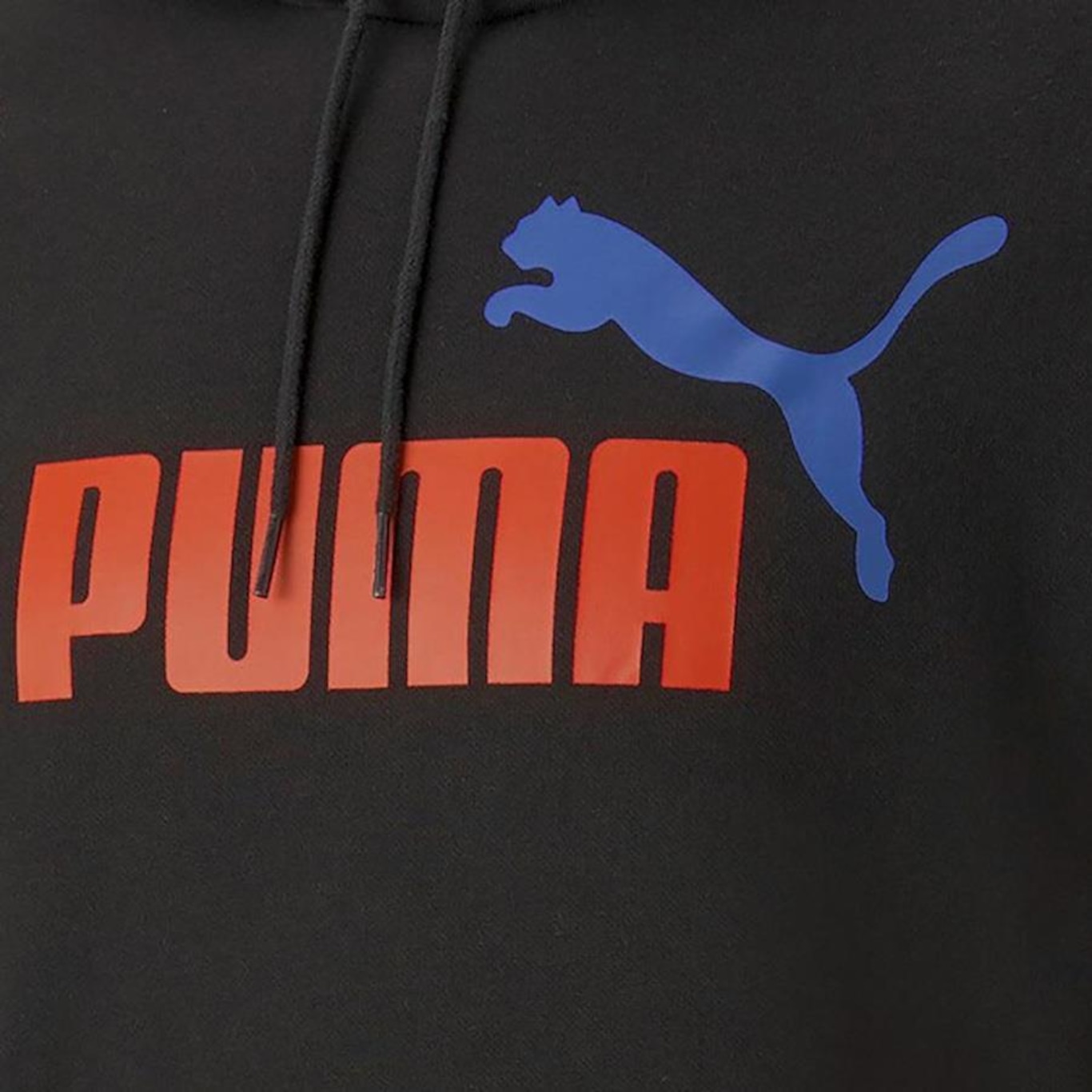 Blusão de Moletom com Capuz Puma Canguru Ess+ 2 Col Big Logo - Masculino - Foto 2