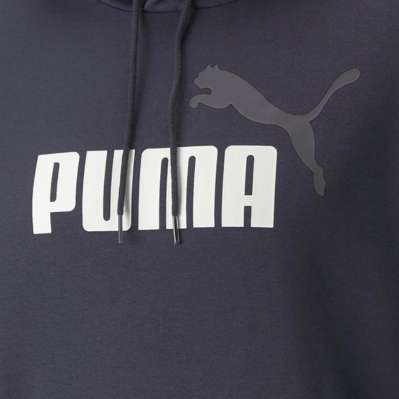 Blusão de Moletom com Capuz Puma Canguru Ess+ Col Big Logo Parisian Night - Masculino - Foto 4