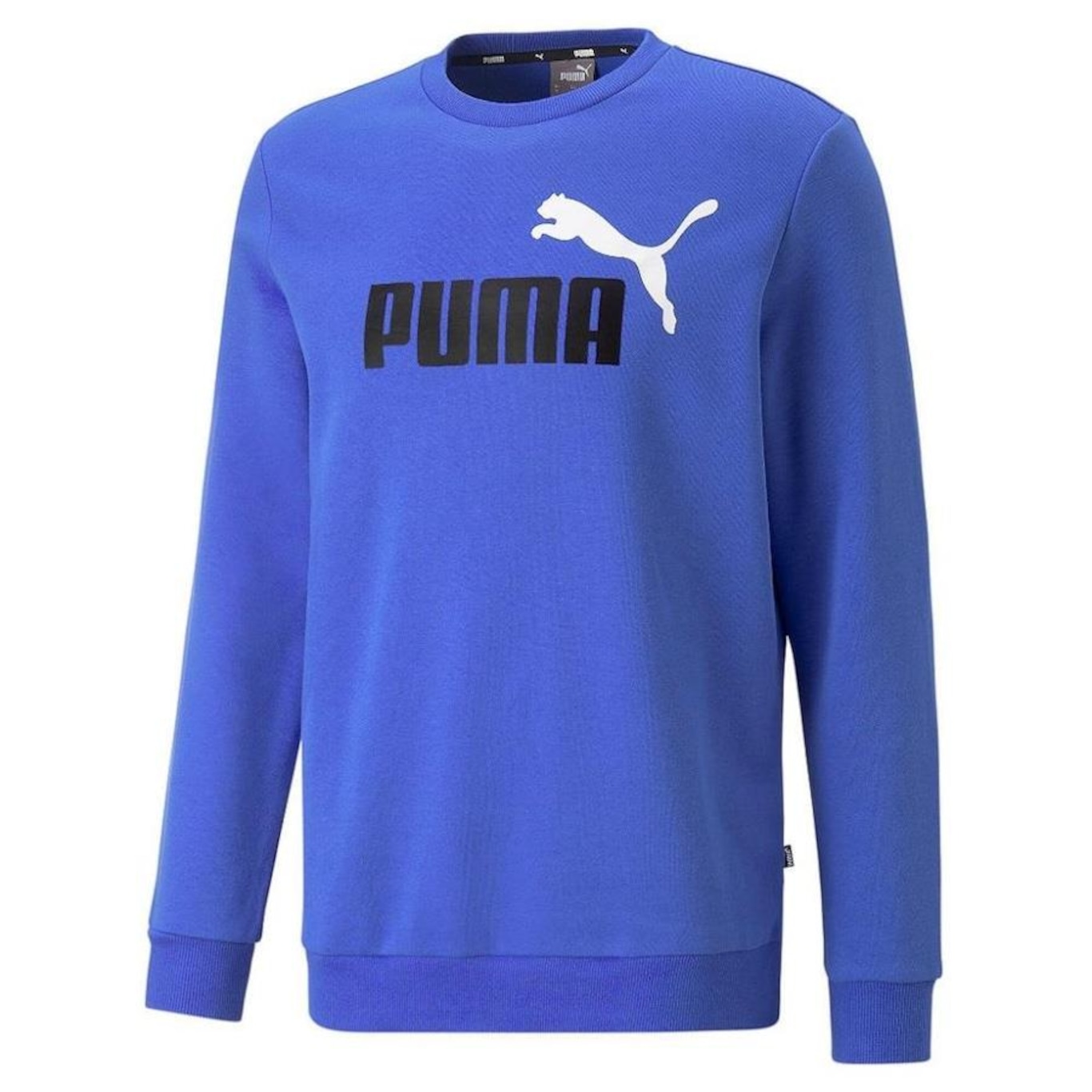 Blusão de Moletom Puma Careca Ess+ 2 Col Big Logo - Masculino - Foto 1