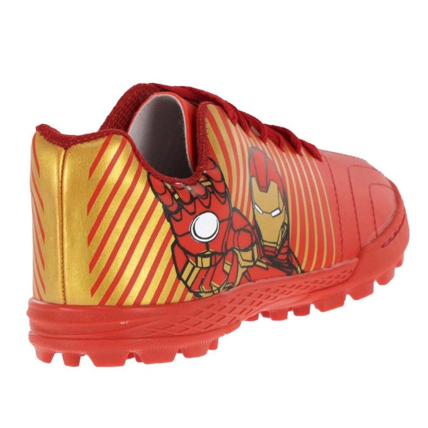 Chuteira Society Dray Marvel 4062 Homem de Ferro - Infantil - Foto 4