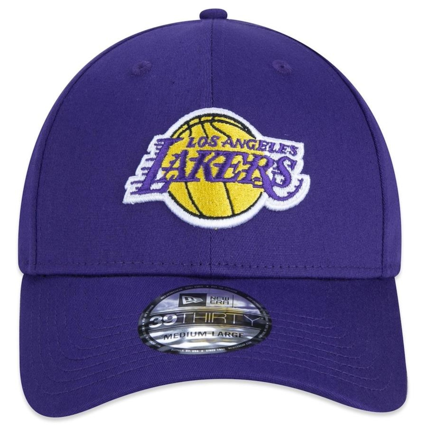 Boné Aba Curva New Era 39Thirty Nba Los Angeles Lakers - Fechado - Adulto - Foto 3