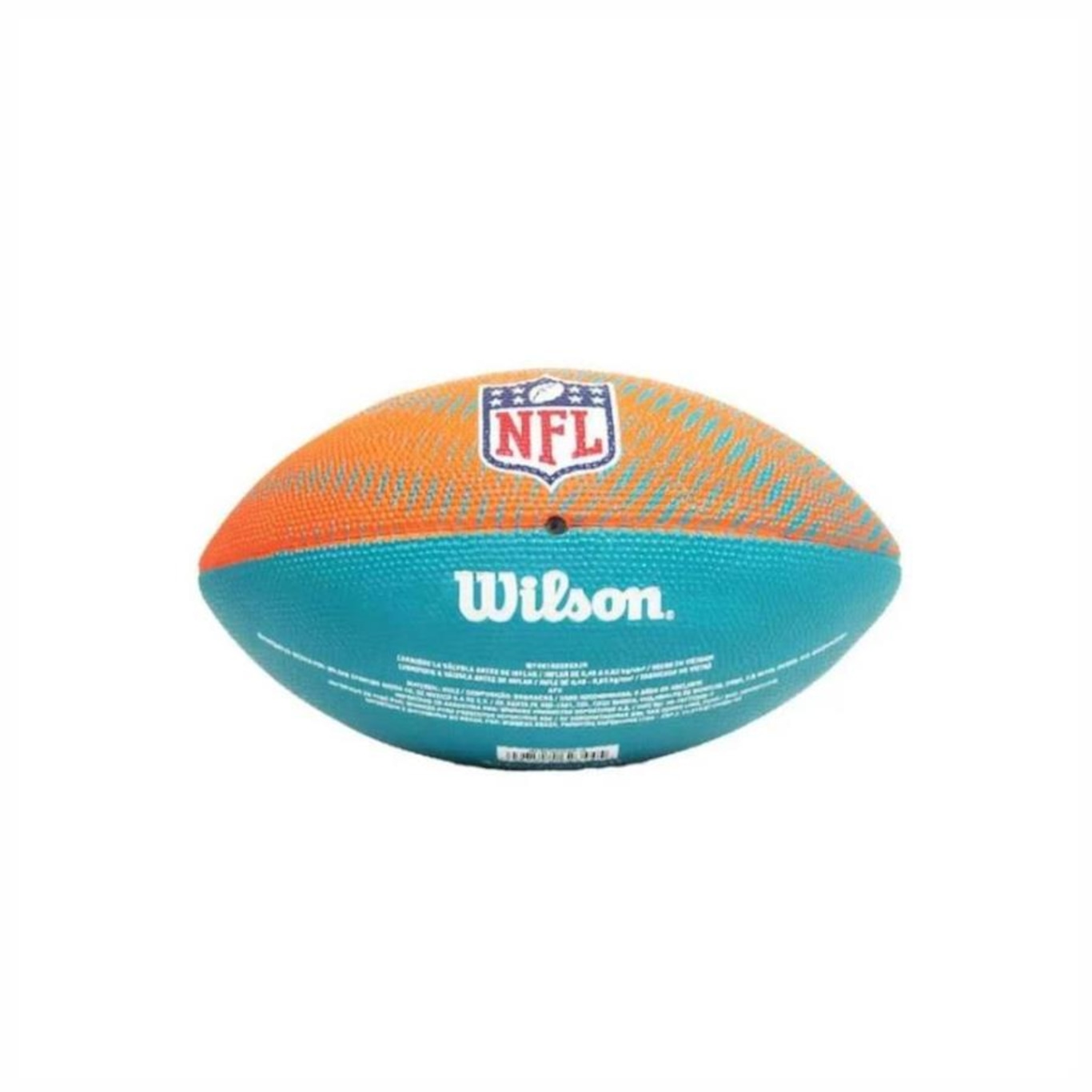 Bola de Futebol Americano Wilson NFL Team Tailgate Jr Miami Dolphins Junior - Foto 2