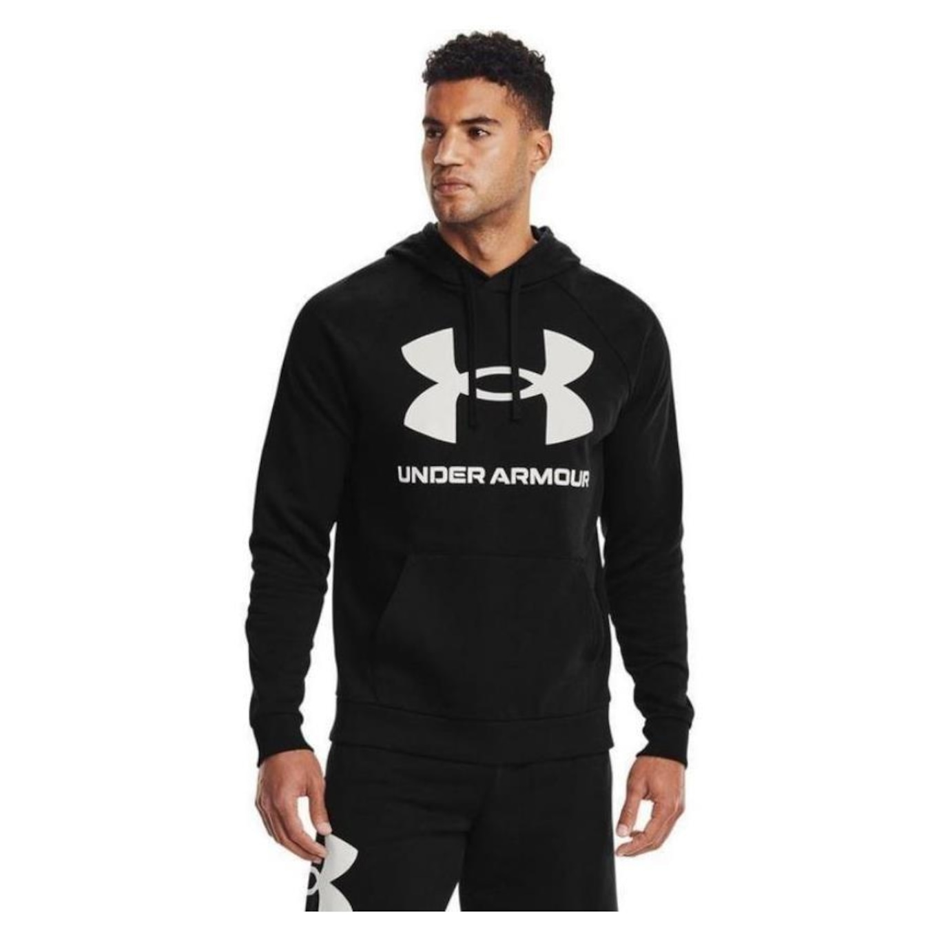 Blusão de Moletom Under Armour Rival Fleece Big Logo - Masculino - Foto 1