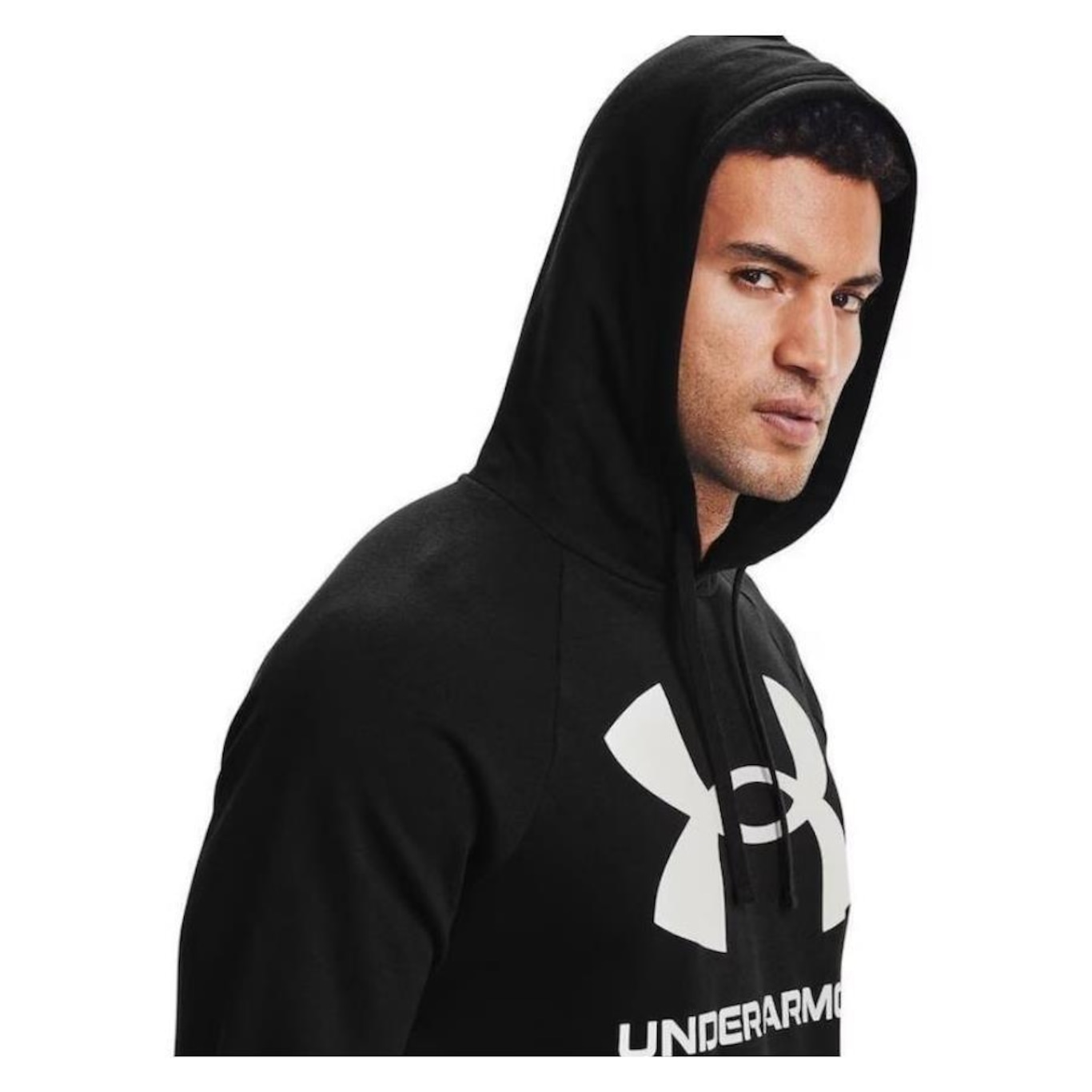 Blusão de Moletom Under Armour Rival Fleece Big Logo - Masculino - Foto 4