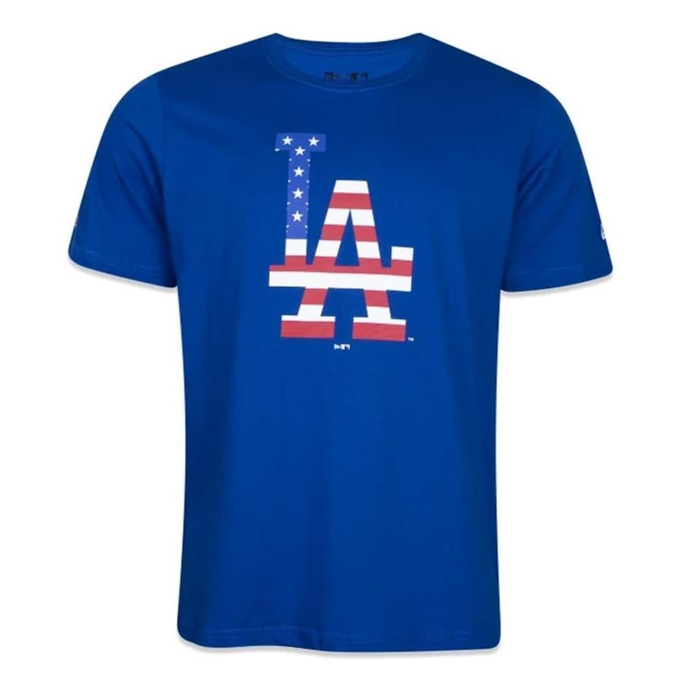 Camiseta New Era Los Angeles Dodgers Core Usa - Masculina - Foto 1