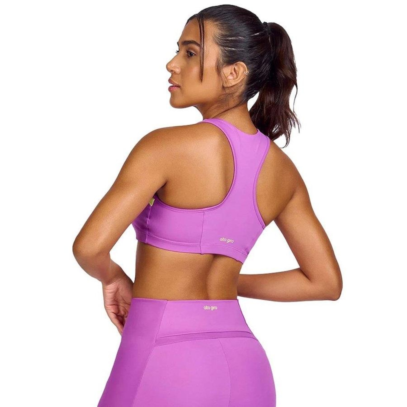 Top Fitness Alto Giro com Bojo Hyper Sport - Feminino - Foto 2