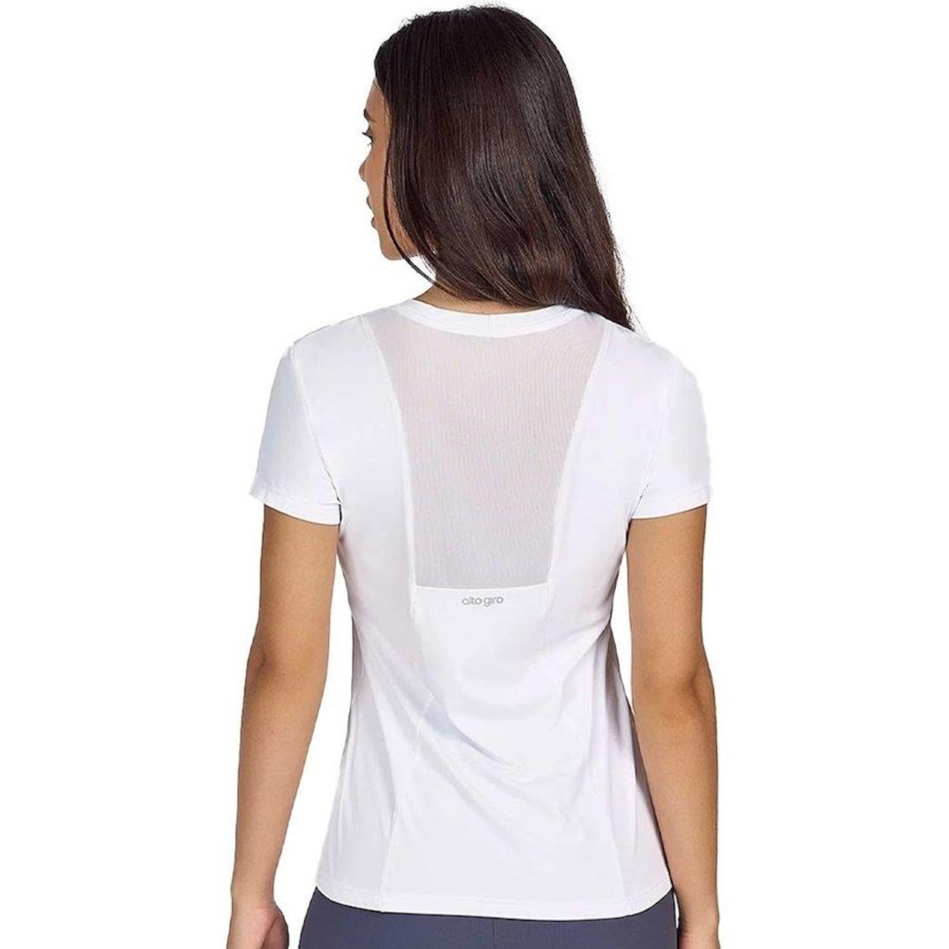 Camiseta Alto Giro Skin Fit - Feminina - Foto 2