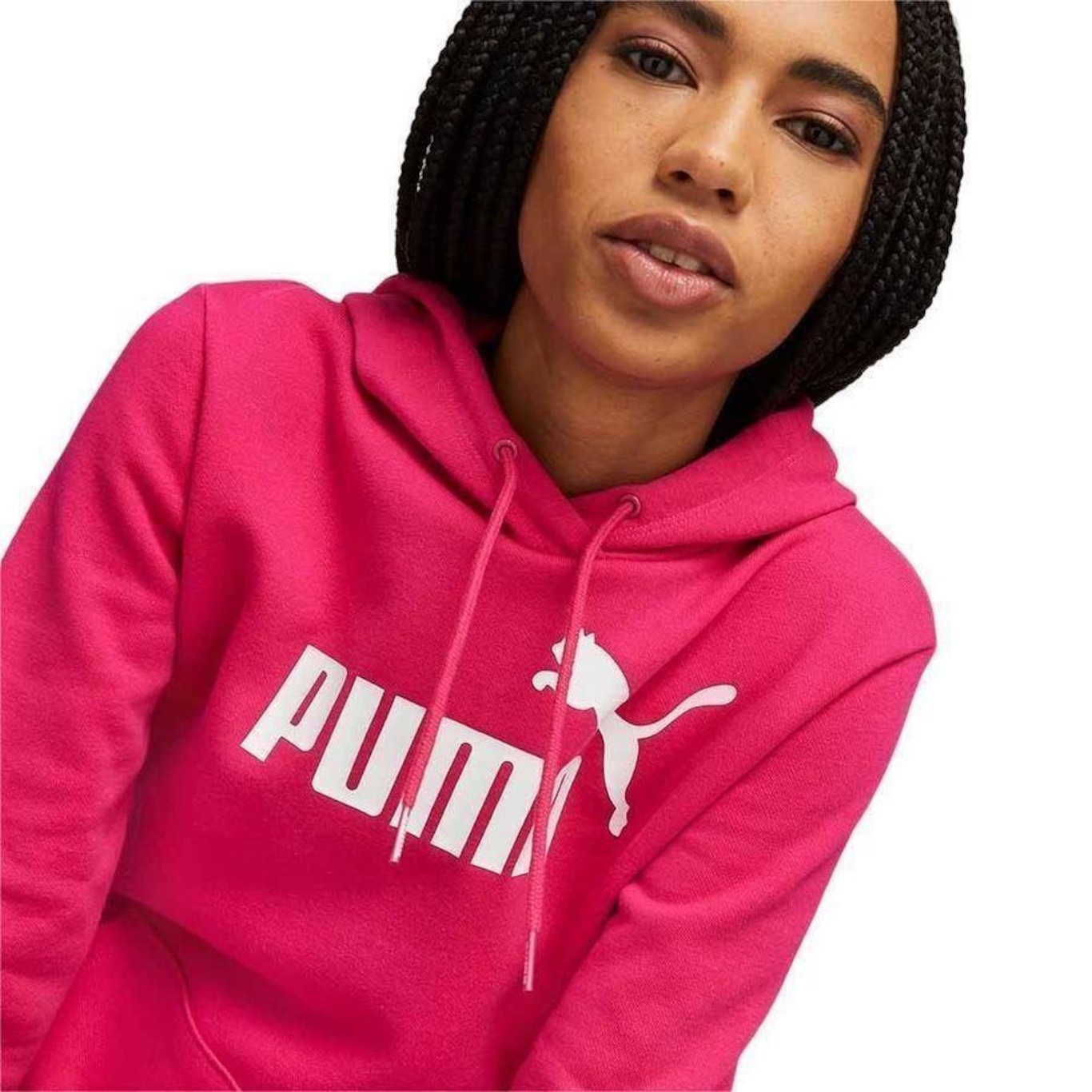 Blusão de Moletom com Capuz Puma Ess Logo - Feminino - Foto 3