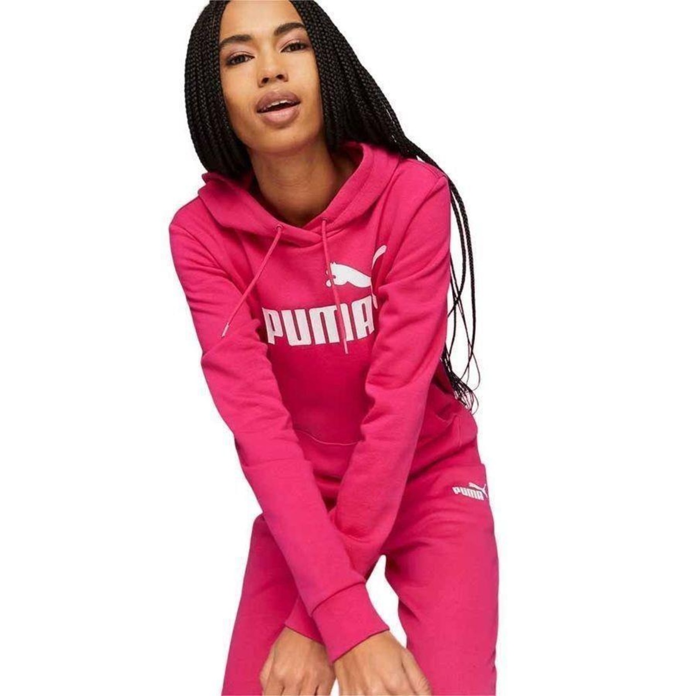 Blusão de Moletom com Capuz Puma Ess Logo - Feminino - Foto 5