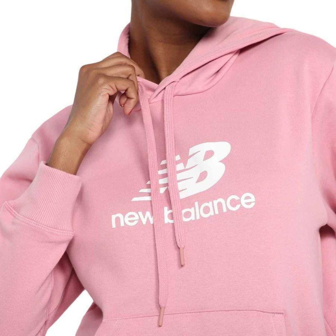 Blusão de Moletom com Capuz New Balance Essentials Basic - Feminino - Foto 3