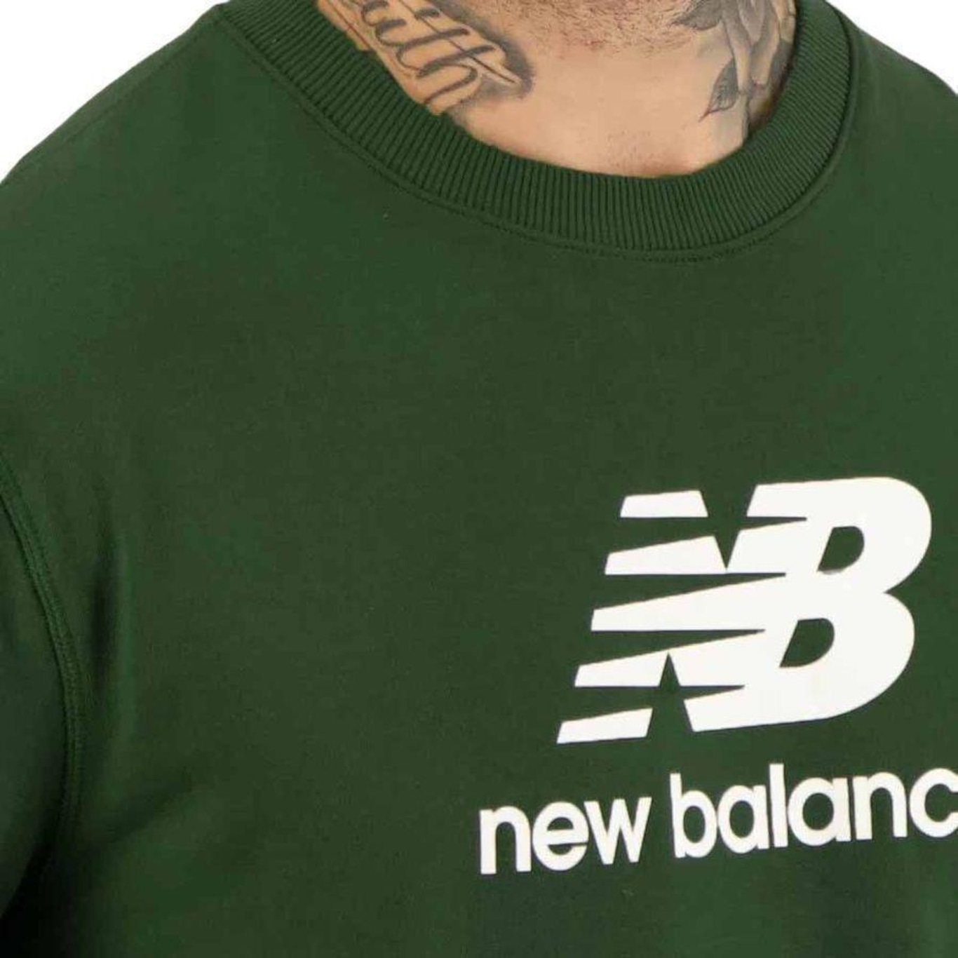 Blusão de Moletom New Balance Essentials Basic - Masculino - Foto 5