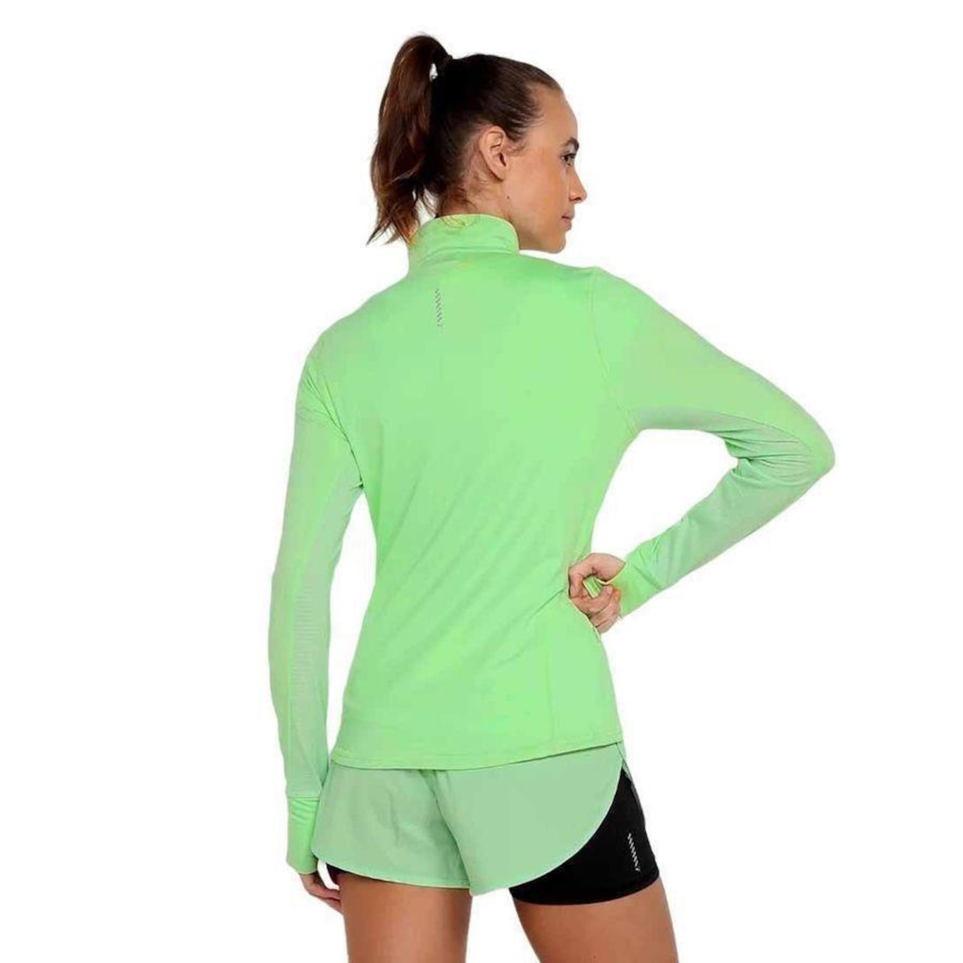 Camiseta Puma M/L Run Favorite Zip - Feminina - Foto 4