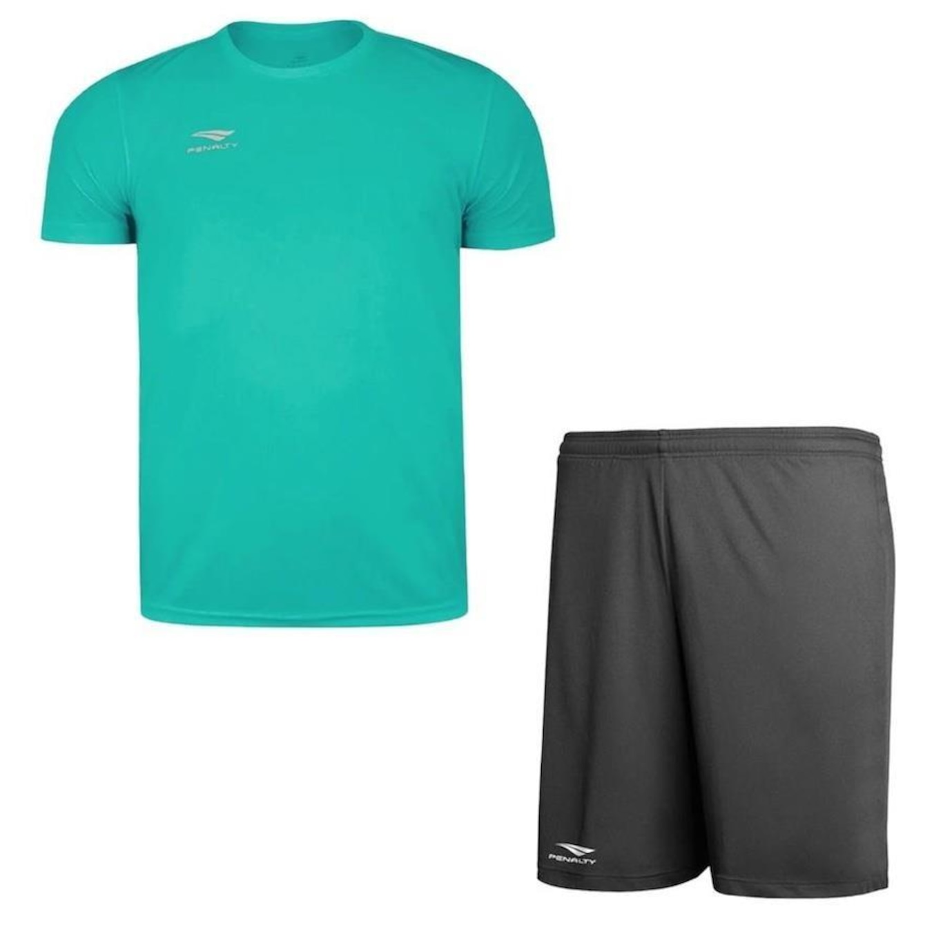 Kit Camiseta Penalty X + Calção Plus Size - Masculino - Foto 1