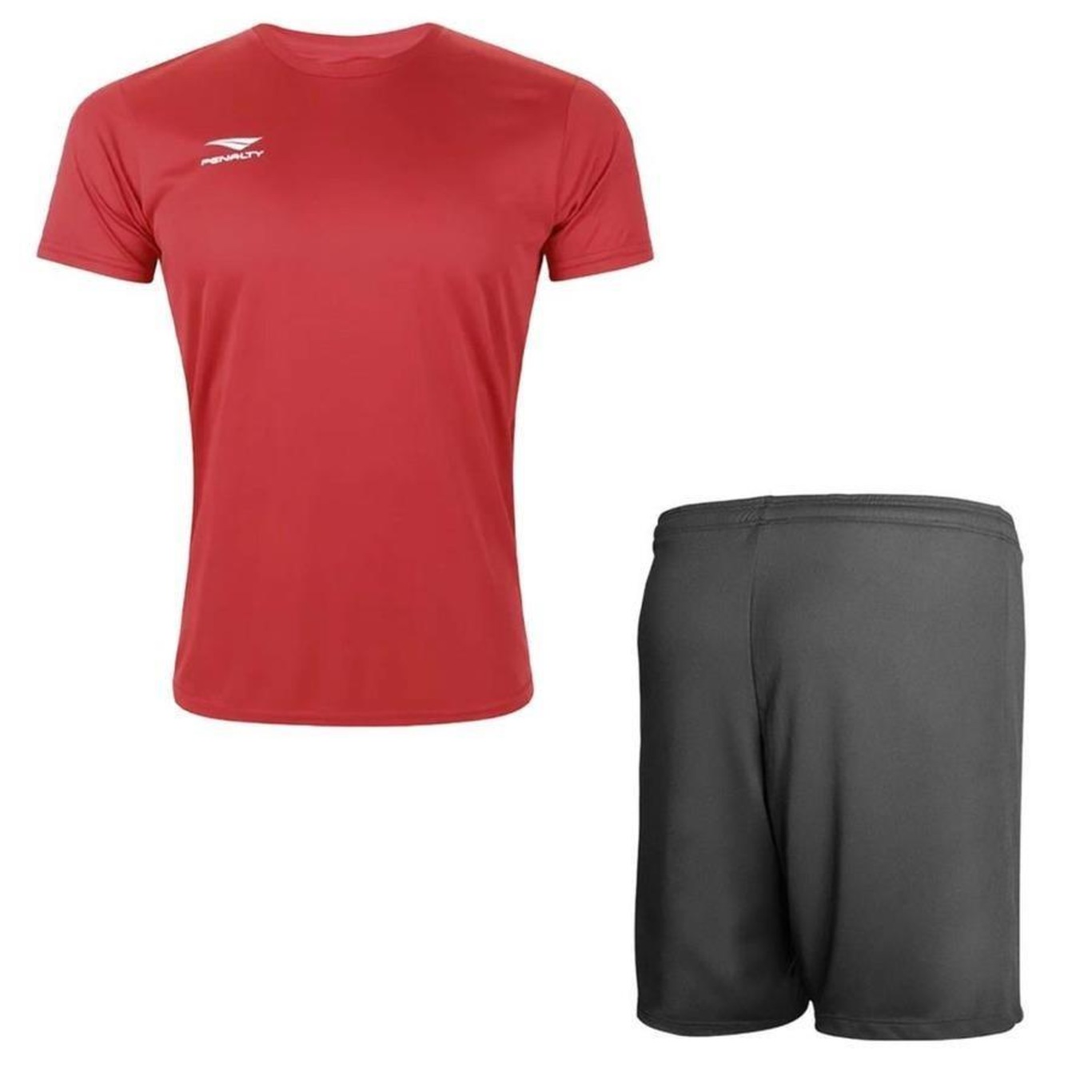 Kit Camiseta Penalty X + Calção Plus Size - Masculino - Foto 1