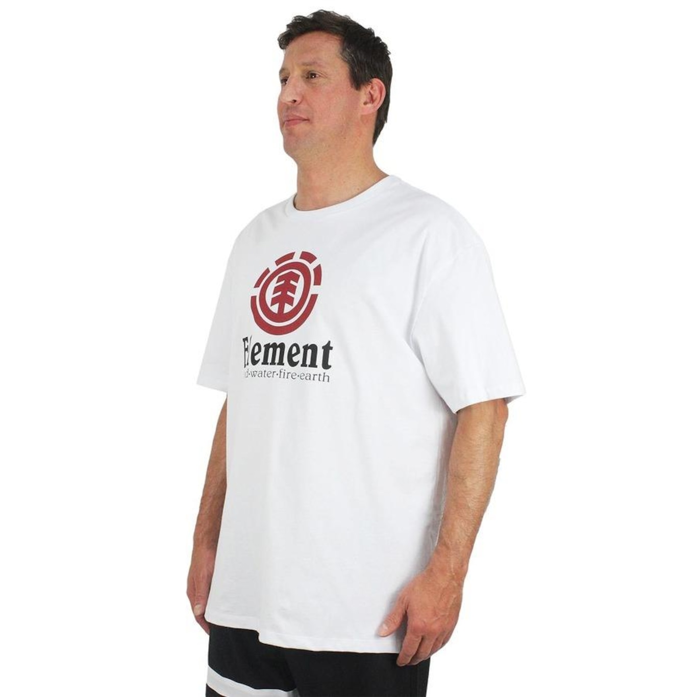 Camiseta Element Vertical Logo - Masculina - Foto 1