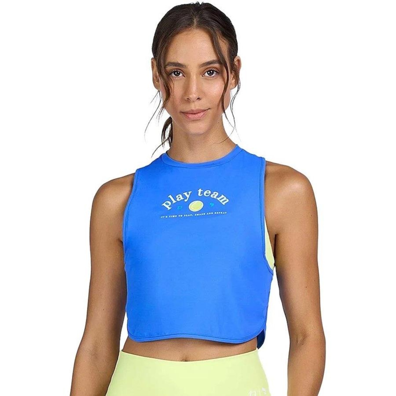 Camiseta Regata Alto Giro Tn Ag Inspiracional - Feminina - Foto 1