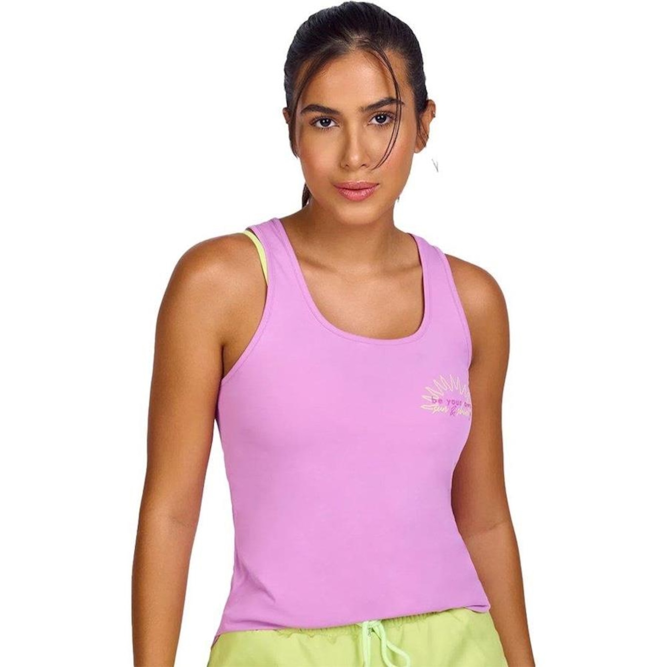 Camiseta Regata Alto Giro Sunshine - Feminina - Foto 3