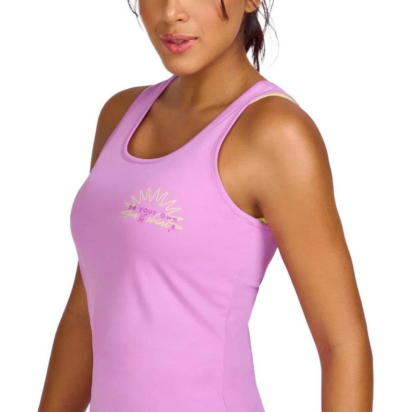 Camiseta Regata Alto Giro Sunshine - Feminina - Foto 4