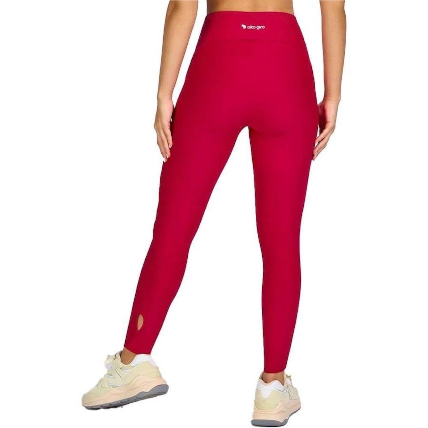 Calça Legging Alto Giro Barra - Feminina - Foto 2