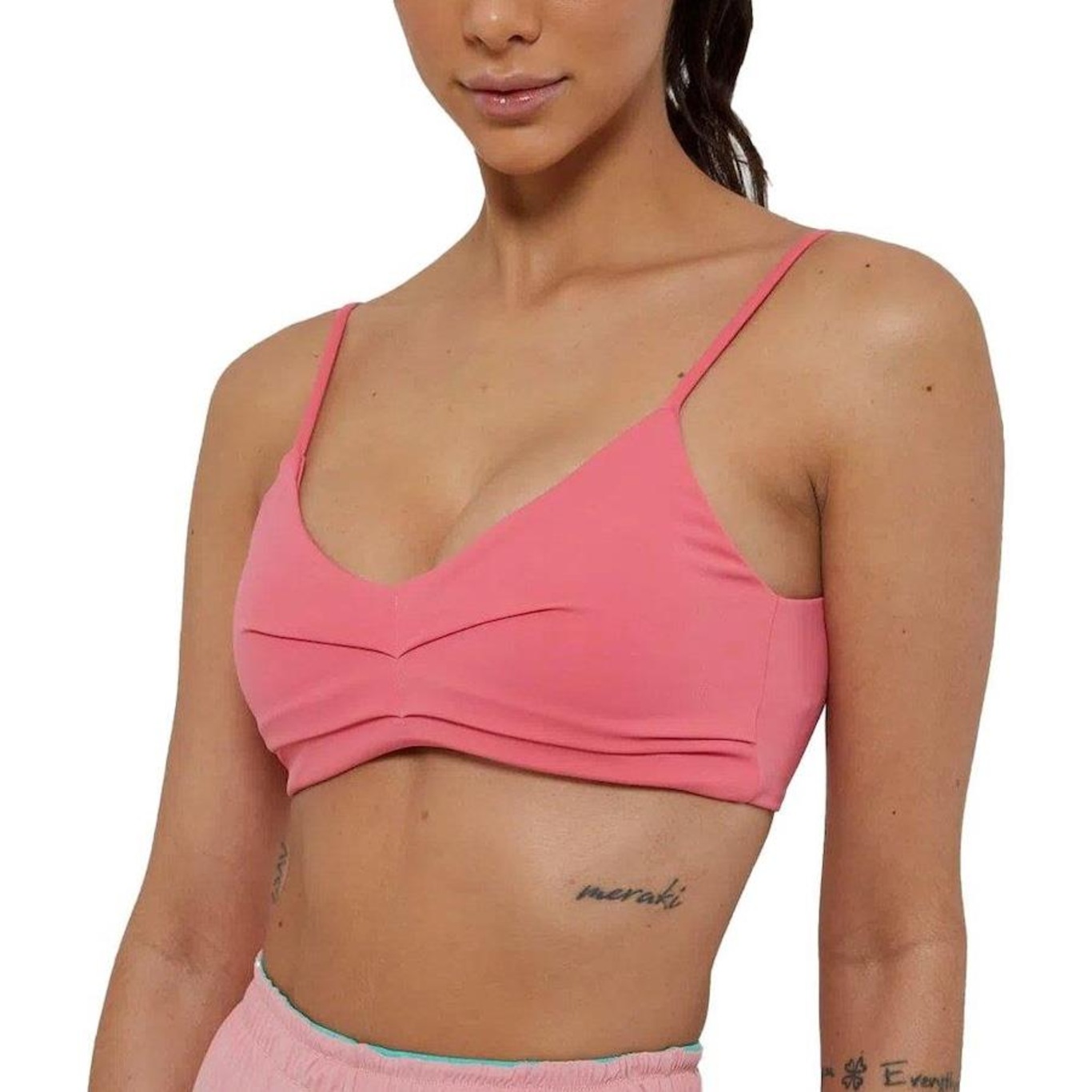 Top Fitness com Bojo Alto Giro Hyper Decote - Feminino - Foto 3