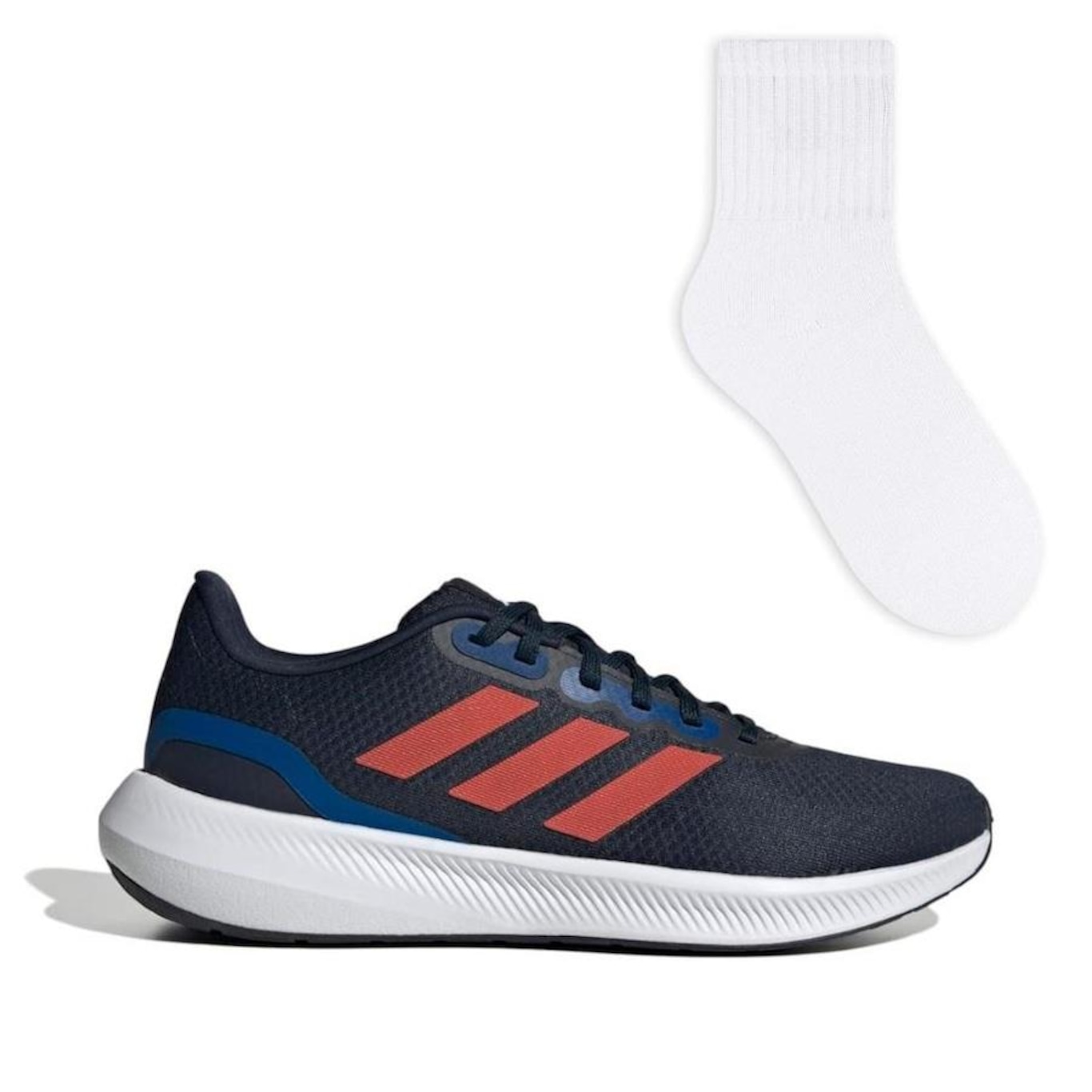 Tênis adidas Runfalcon 3 + Meia Color Sports - Masculino - Foto 1