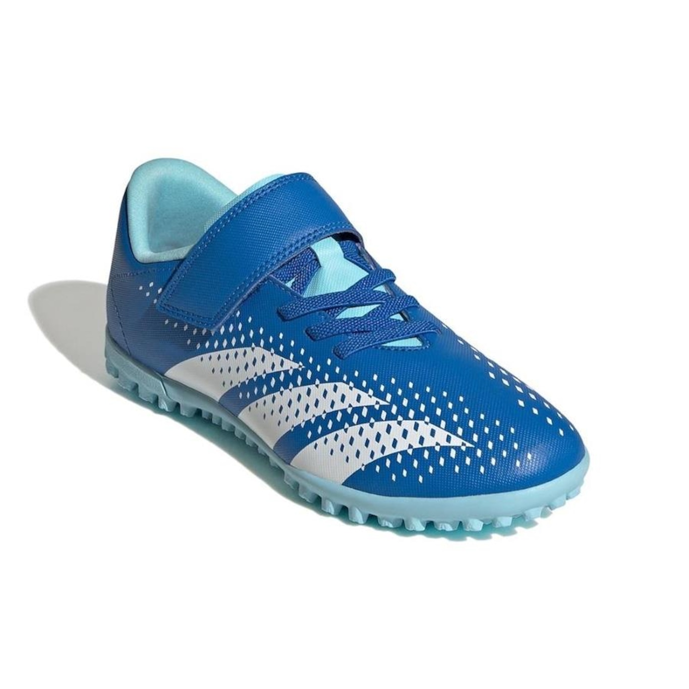 Chuteira Society adidas Predator Accuracy 23.4 Velcro Tf - Infantil - Foto 2