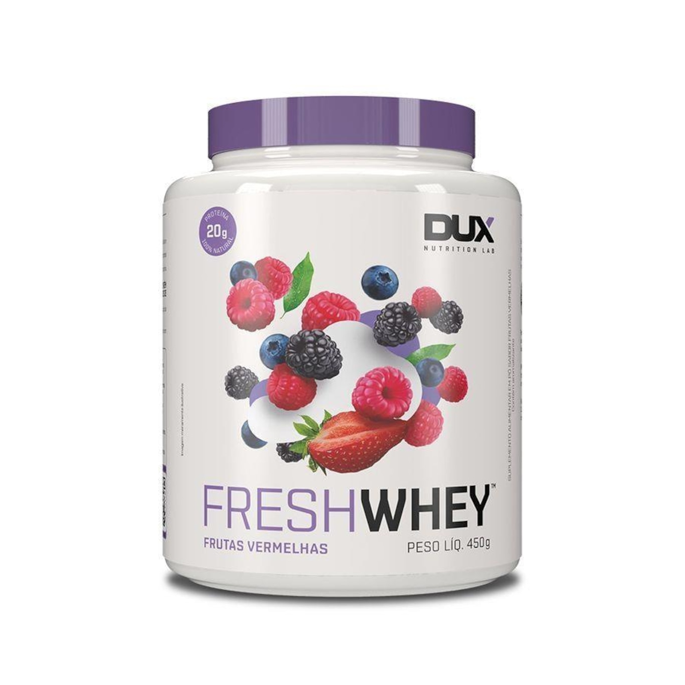 Whey Dux Nutrition - Frutas Vermelhas - 450g - Foto 1