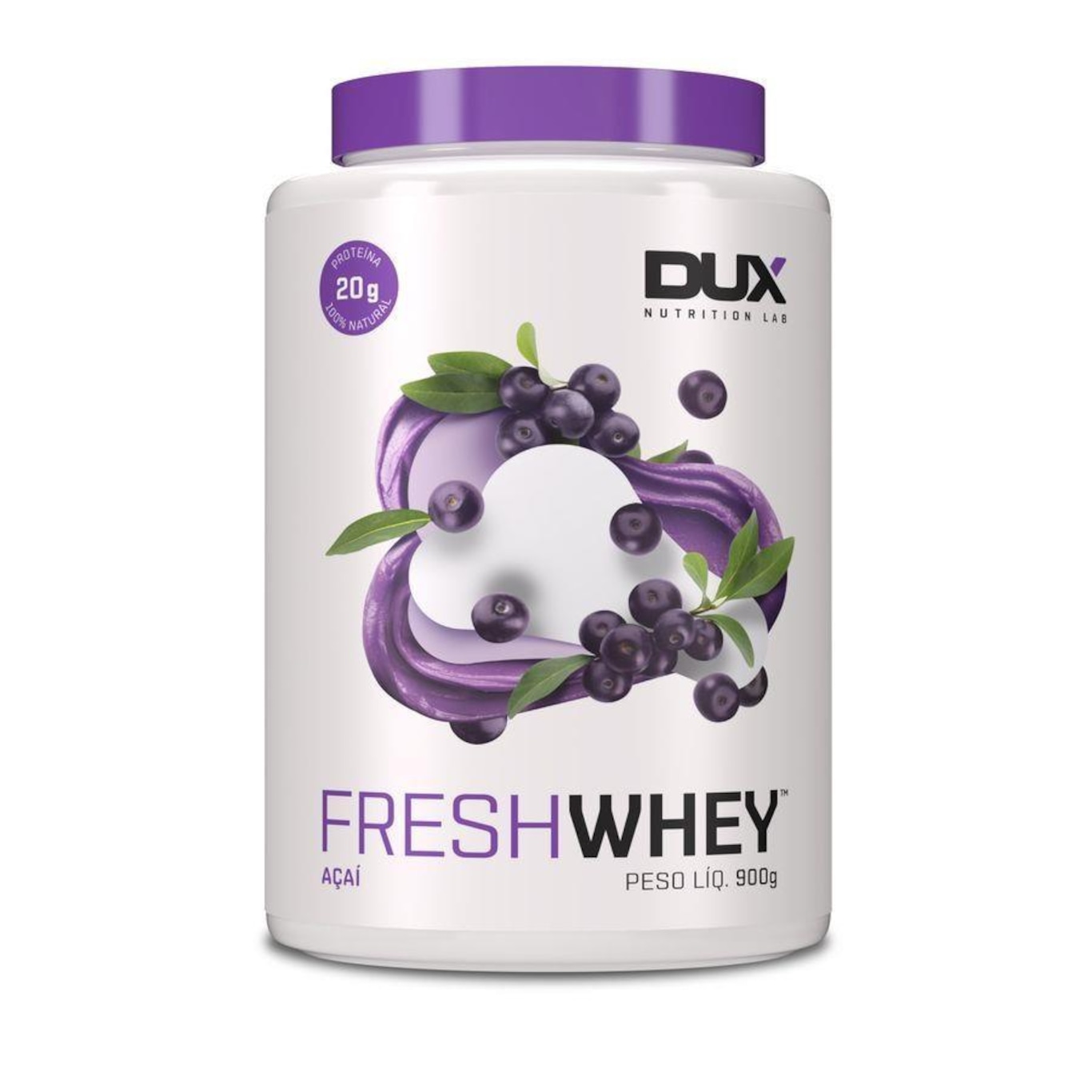 Whey Dux Nutrition - Açaí - 900g - Foto 1