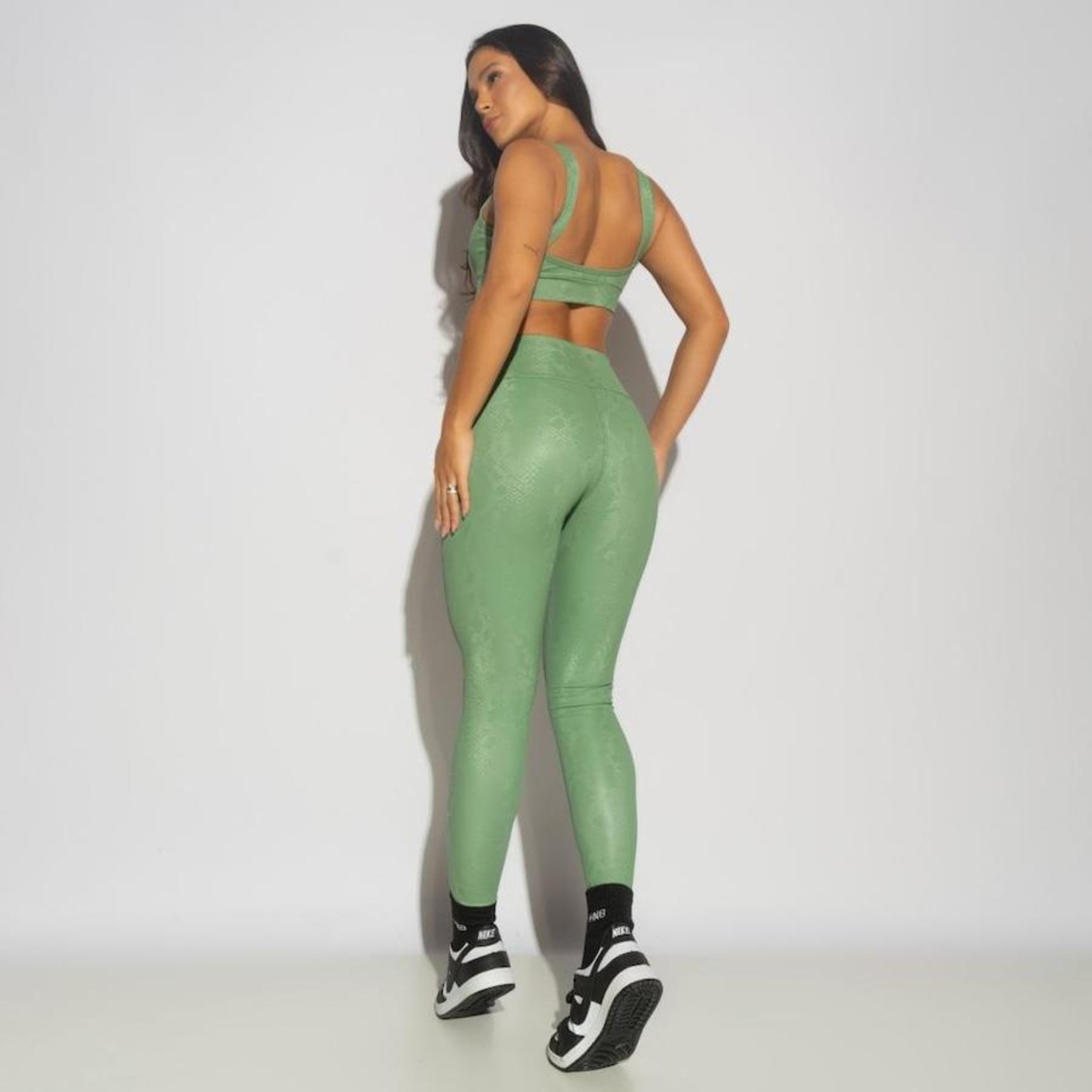 Legging Mandala Verde Natureza - Com Cós – Honey Belt Brasil