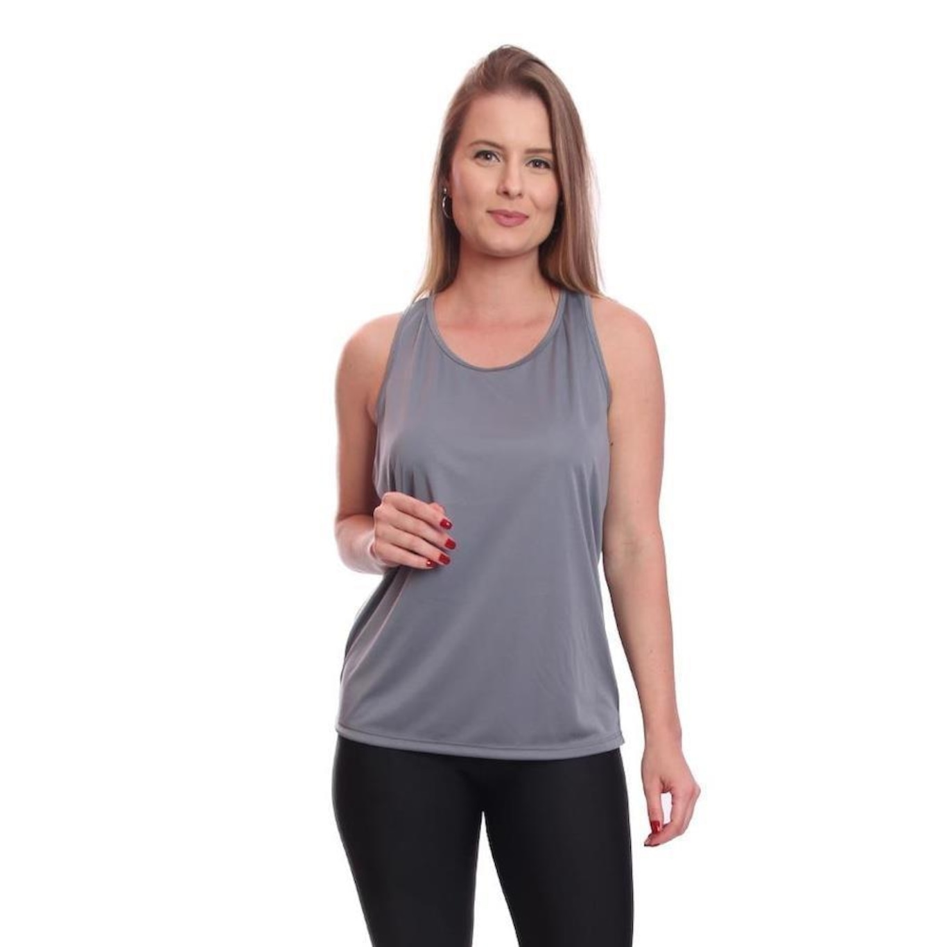 Kit Camisetas Regata Nadador Dellas Fit Dry - Feminina - 9 Unidades - Foto 5