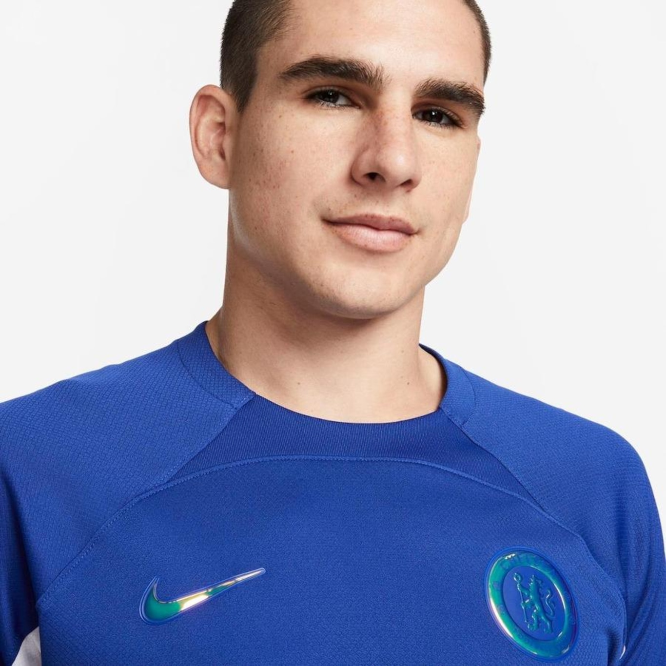 Camisa Chelsea I 2023/2024 Torcedor Pro Nike - Masculina - Foto 3