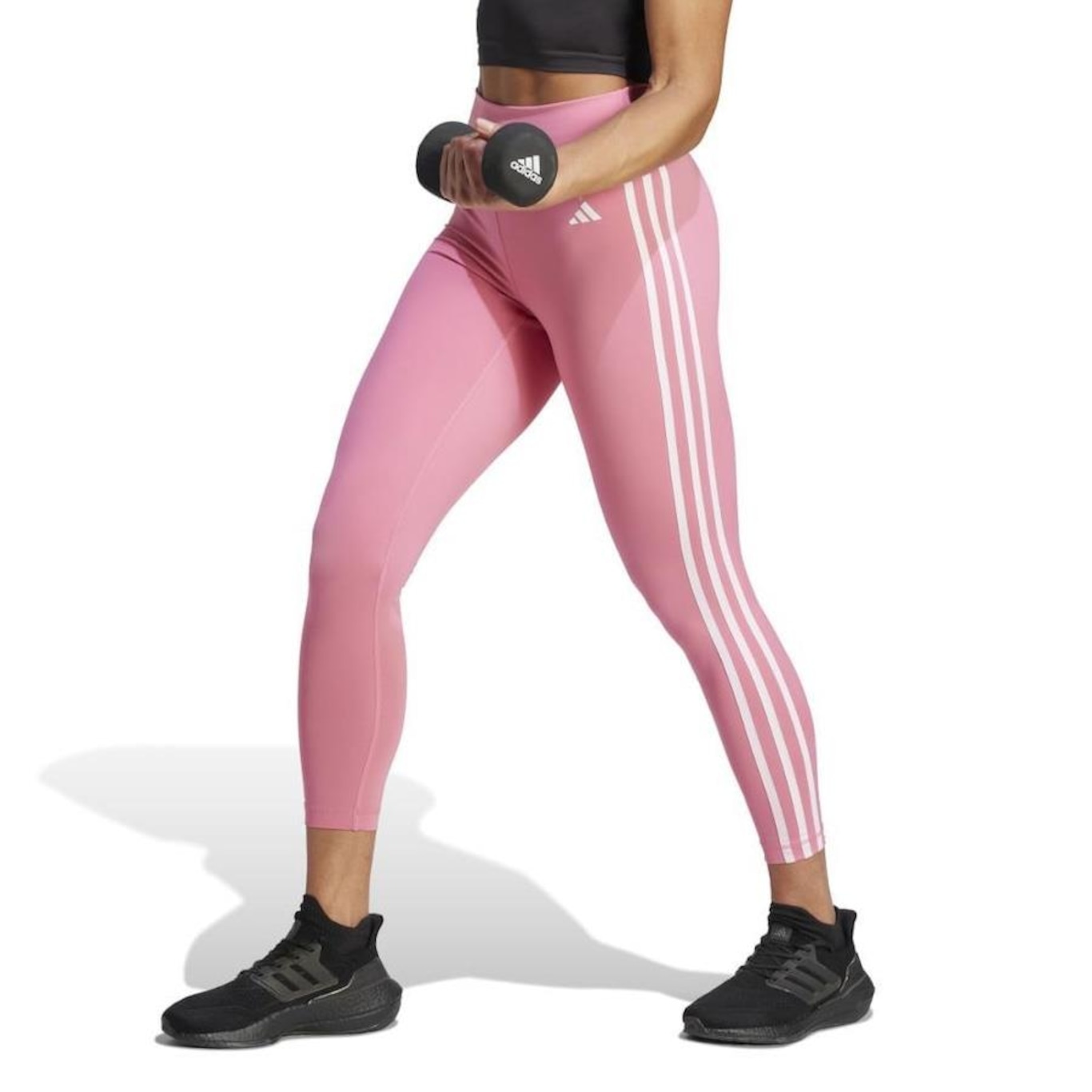 Calça Legging adidas Train Essentials 3-Stripes - Feminina - Foto 2