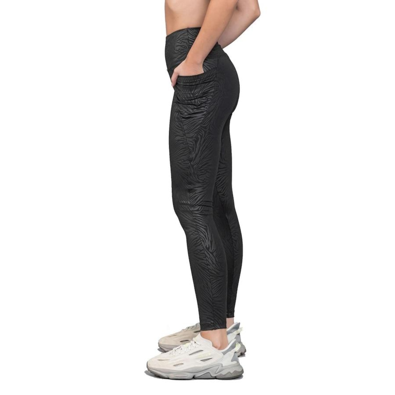 Calça Legging Bolso Zoo Feminino Manalinda - Foto 3