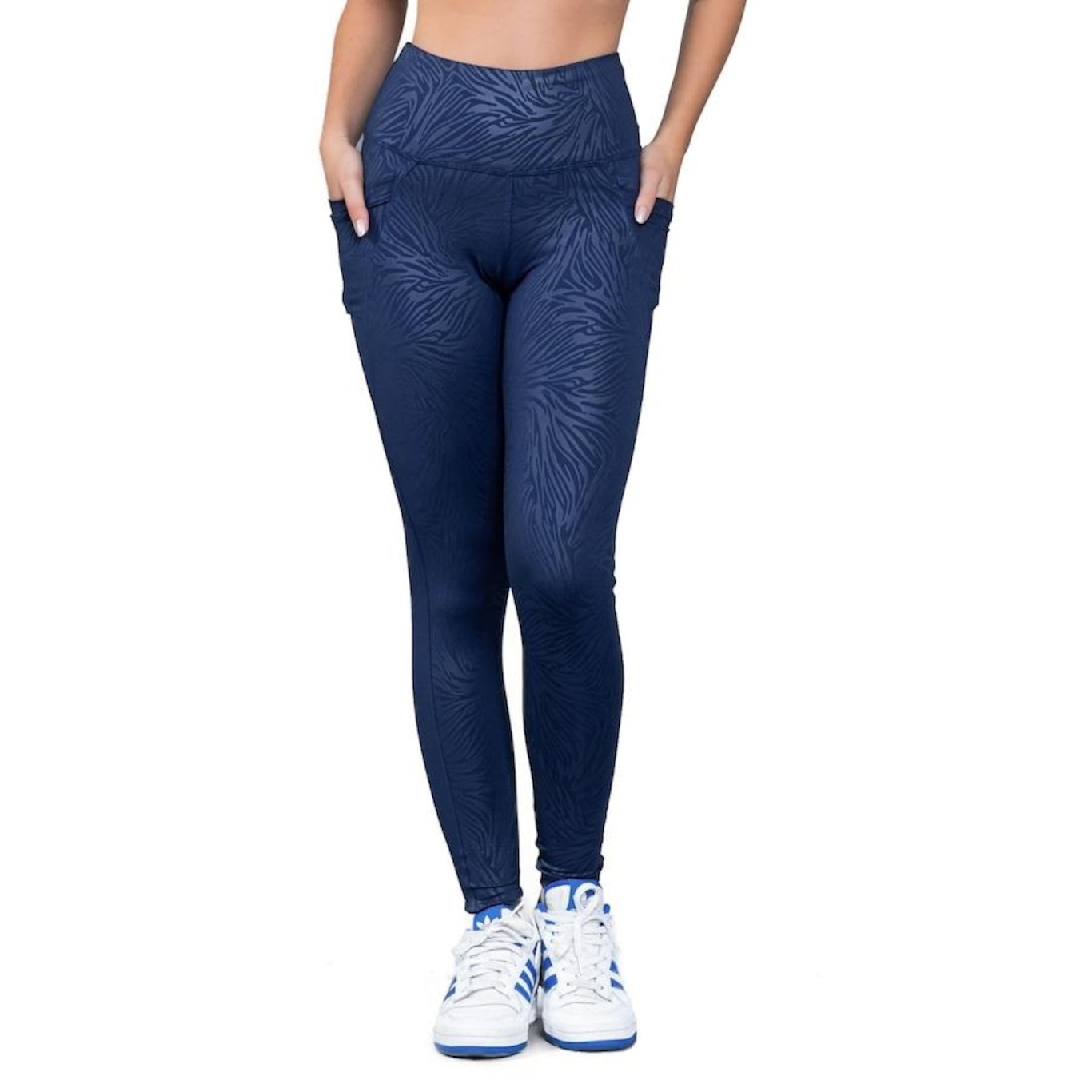 Calça Legging Bolso Zoo Feminino Manalinda - Foto 1