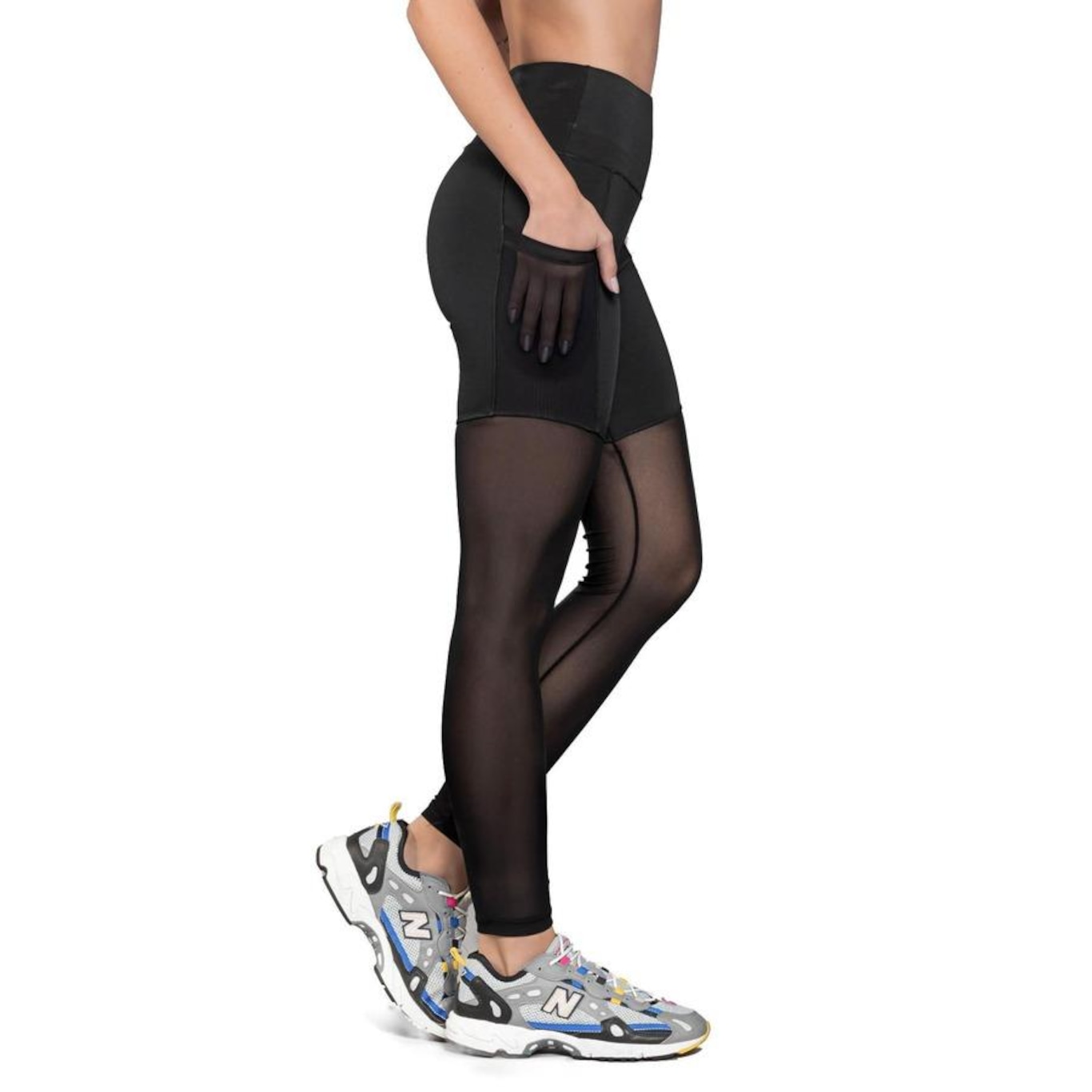 Calça Legging New Tule Feminina Manalinda - Foto 3