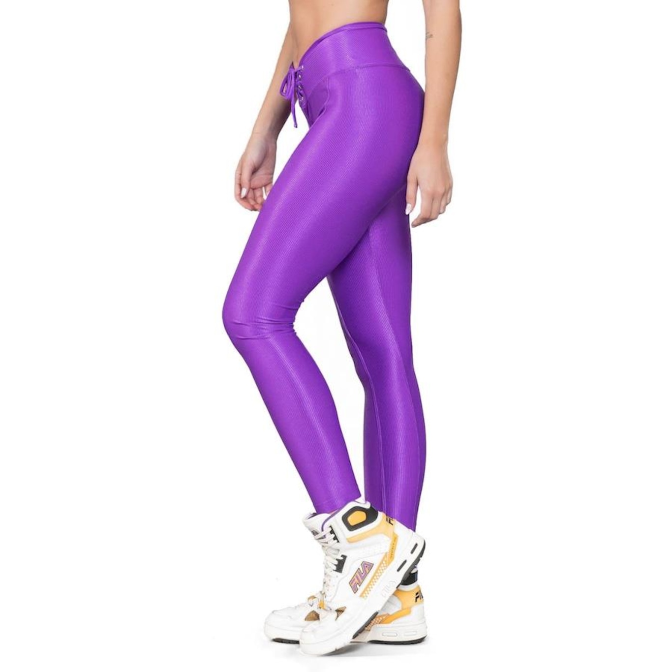 Calça Legging Metallic Feminina Manalinda - Foto 3