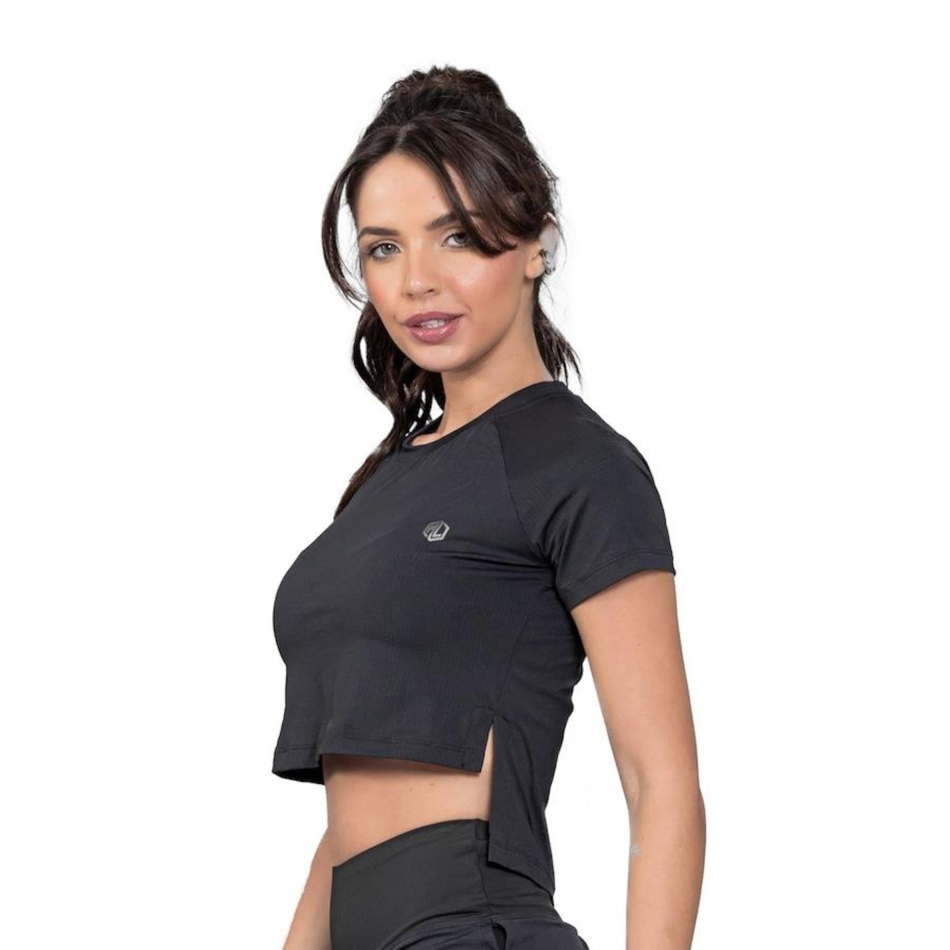 Blusa Cropped Manalinda Mullet - Feminina - Foto 3