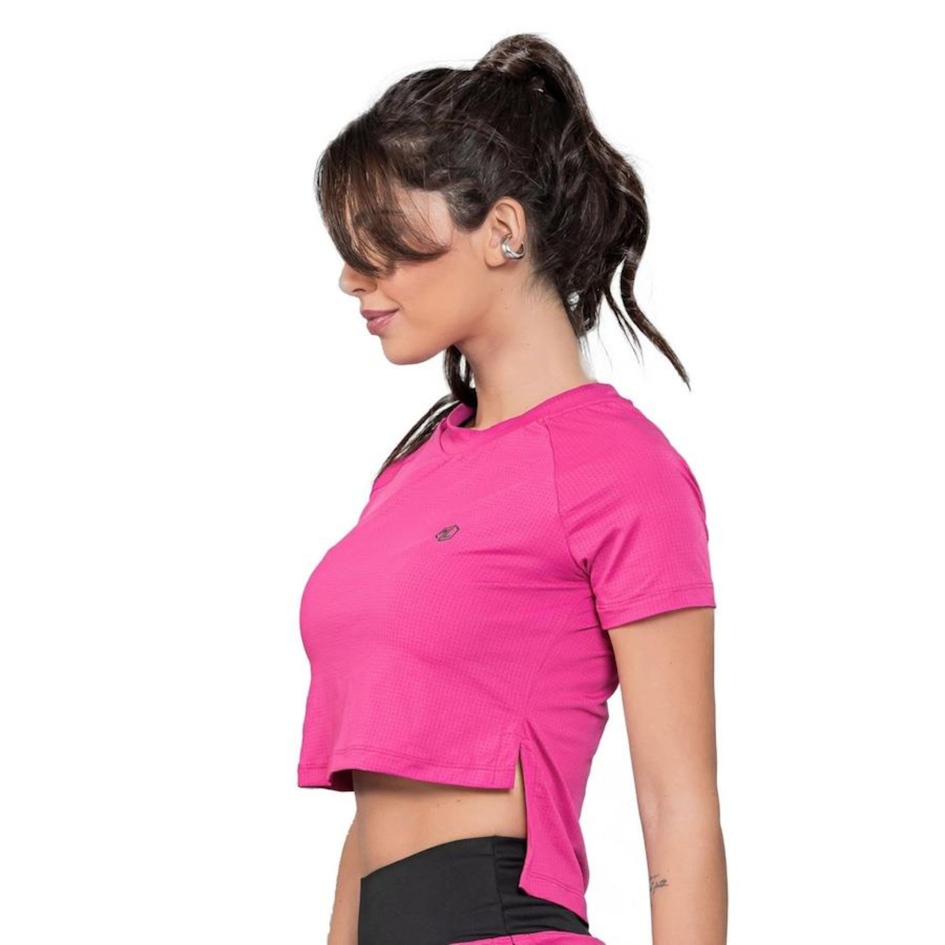 Blusa Cropped Manalinda Mullet - Feminina - Foto 3