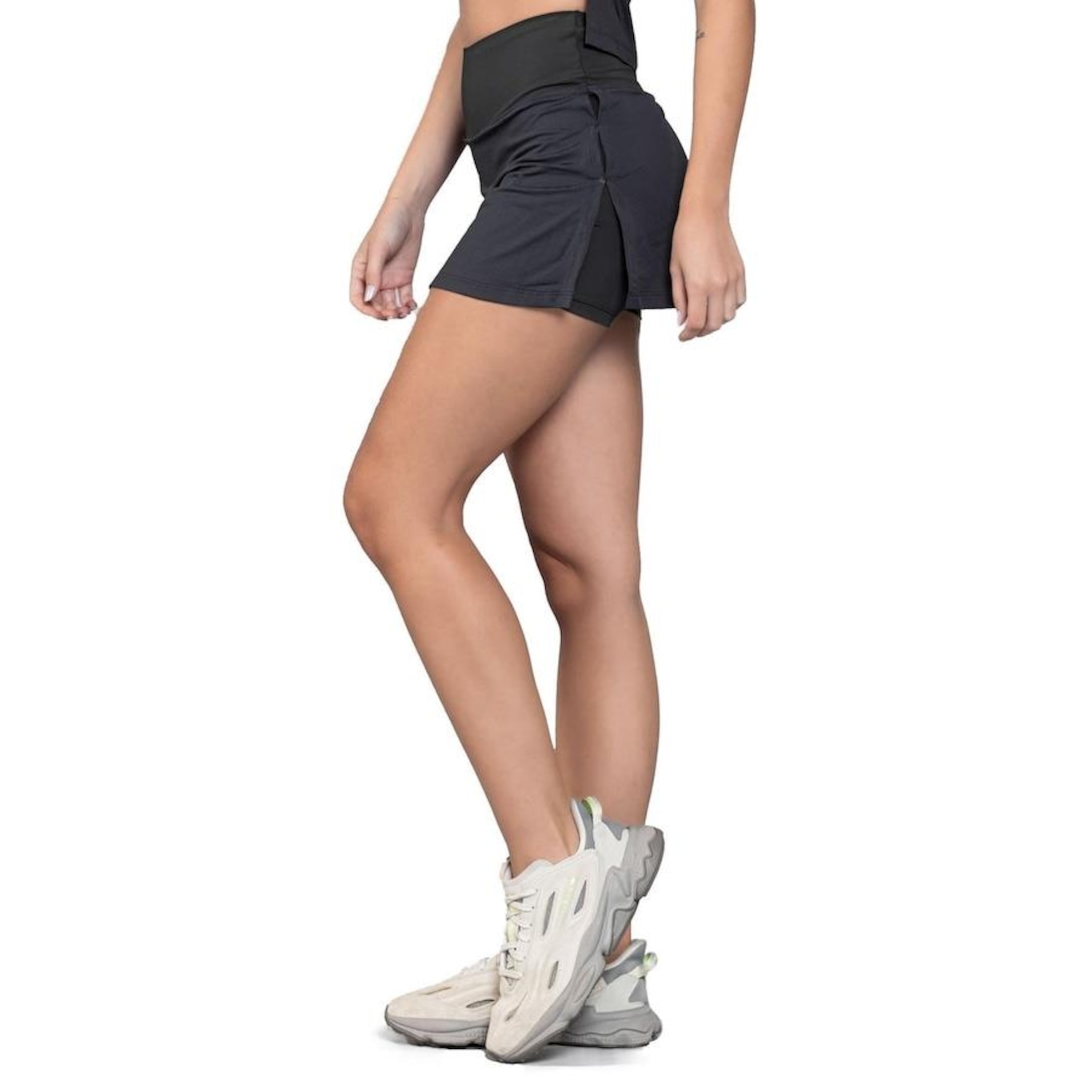 Shorts Saia Manalinda Fenda - Feminino - Foto 3