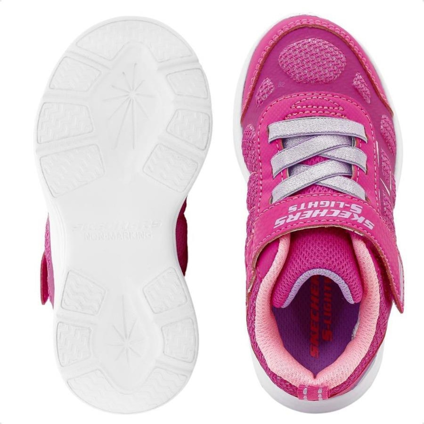 Tênis Skechers Glimmer Kicks Fresh Glow - Infantil - Foto 6