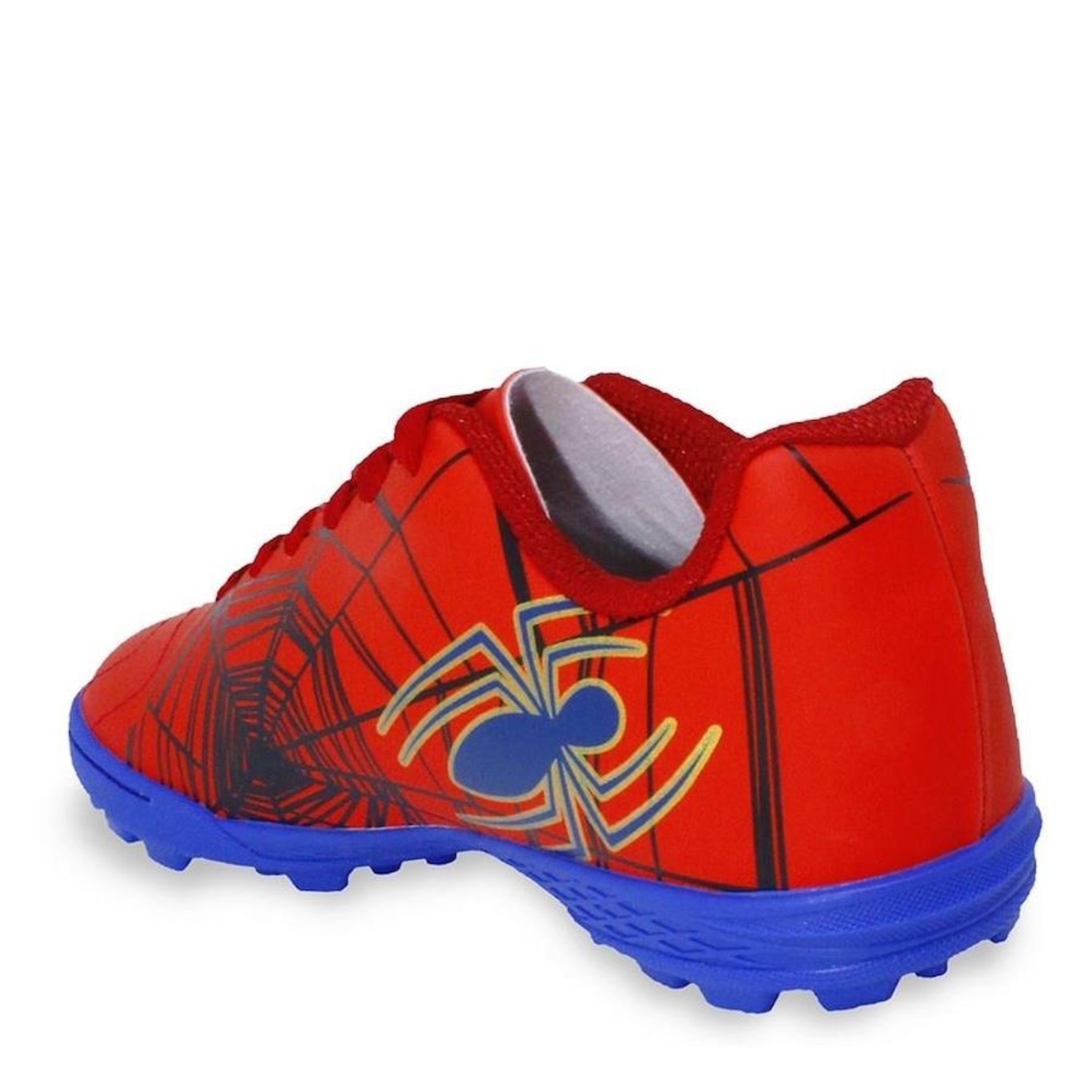 Chuteira Society Dray Marvel Homem-Aranha - Infantil - Foto 2