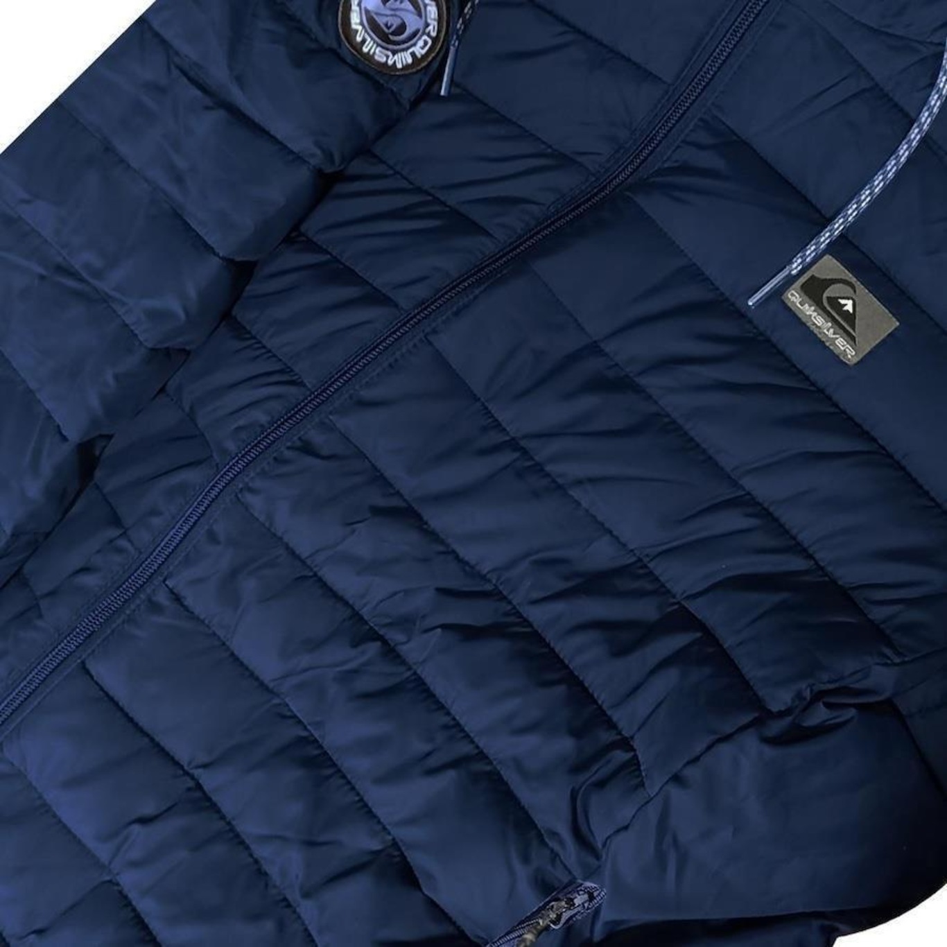 Jaqueta Quiksilver Scaly Hood Navy - Masculina - Foto 4