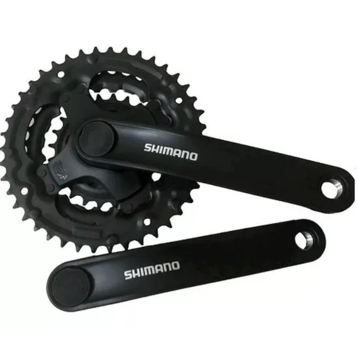 Pedivela Shimano Tourney Fc-Ty301 175Mm 24/34/42D Quadrada - Foto 2